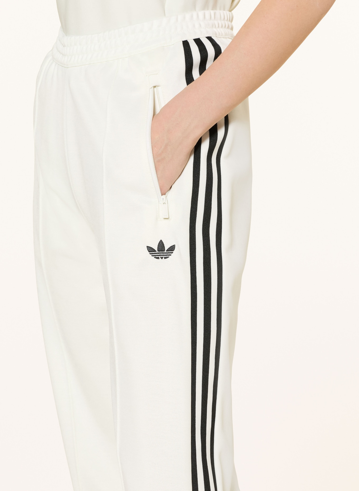 adidas Originals Track Pants CLASSIC: ECRU / BLACK