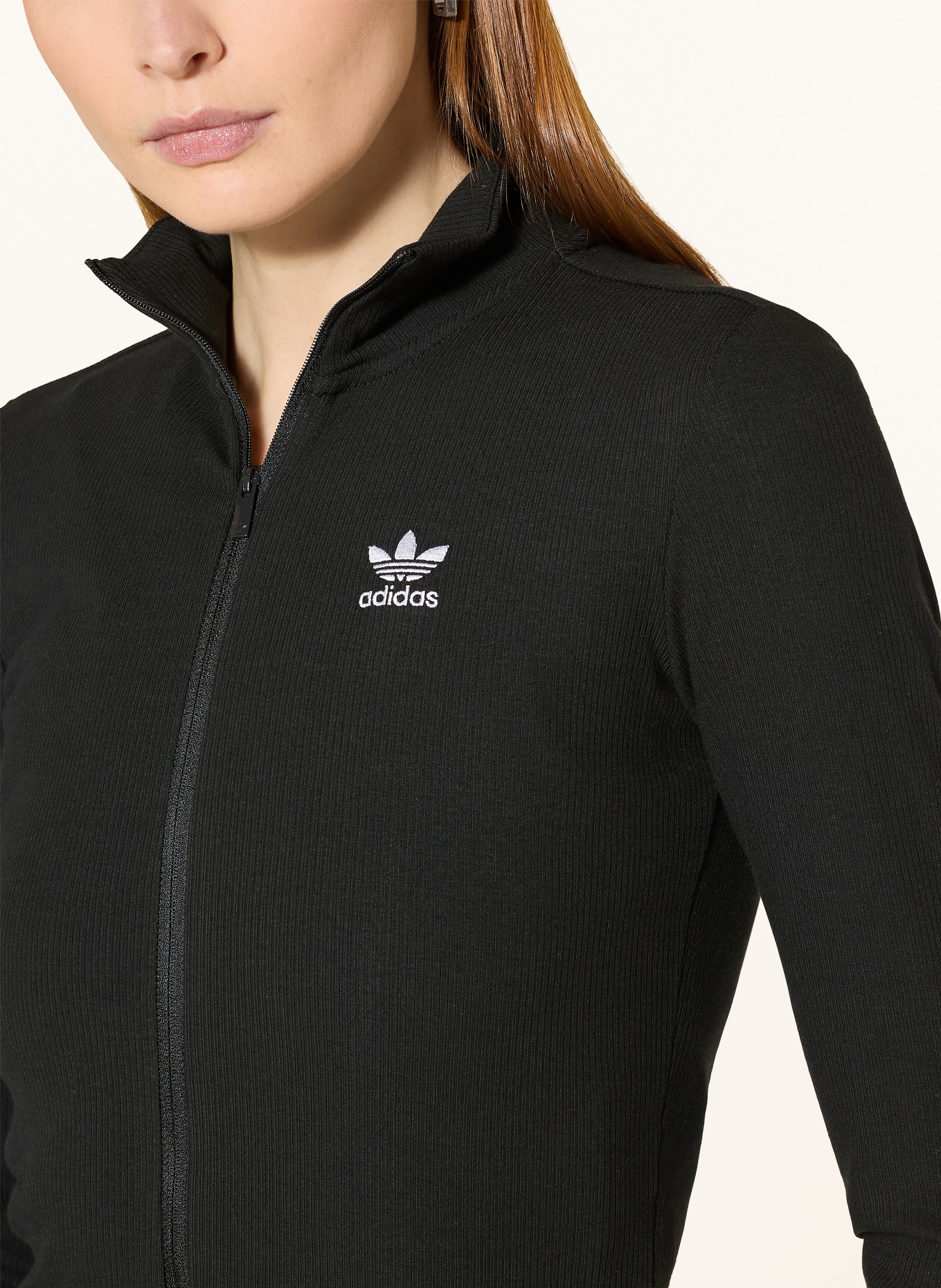 adidas Originals ESSENTIALS jersey jacket: BLACK