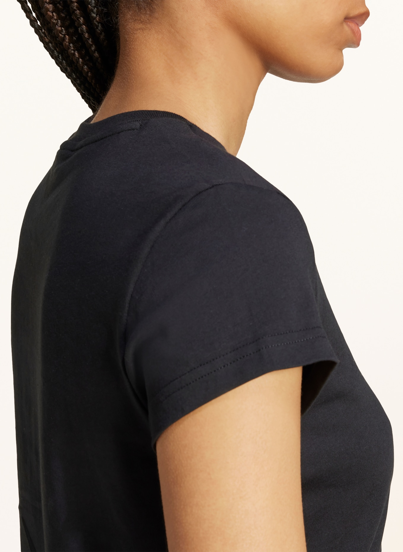 adidas Originals Koszulka ESSENTIALS SLIM: CZARNY