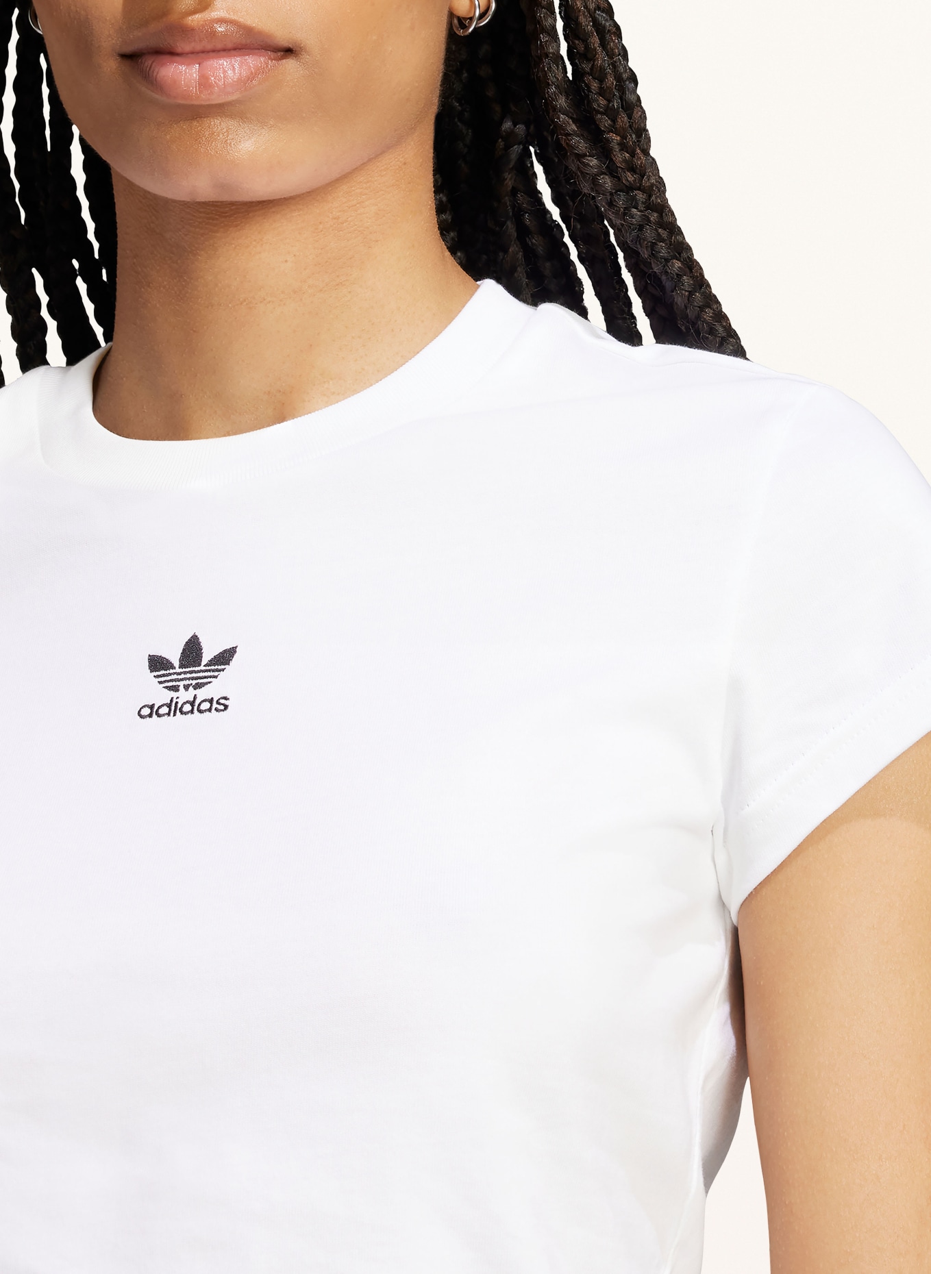 adidas Originals Tričko ESSENTIALS: BÍLÁ