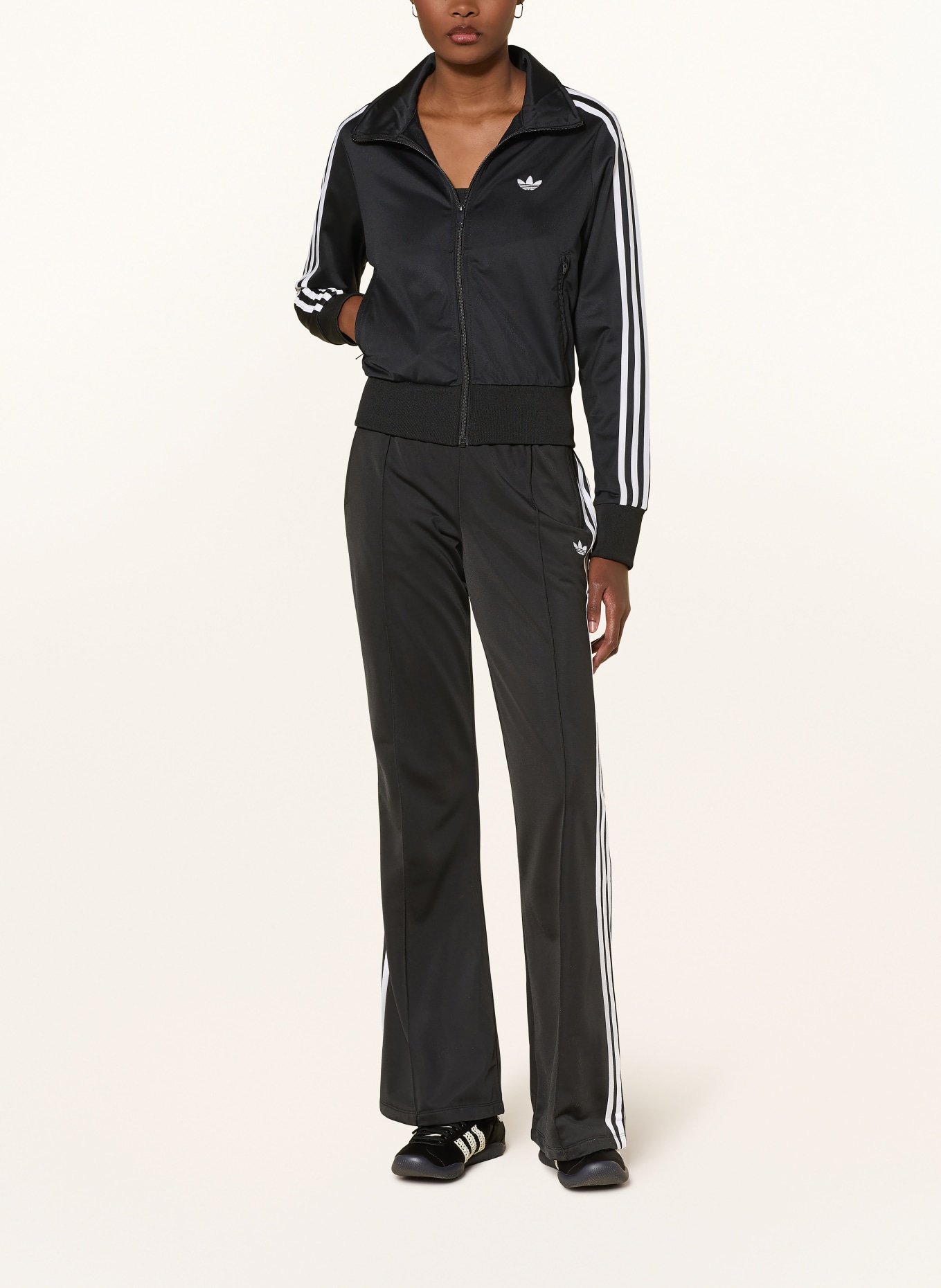 adidas Originals FIREBIRD CLASSIC Sweat Jacket: BLACK / WHITE