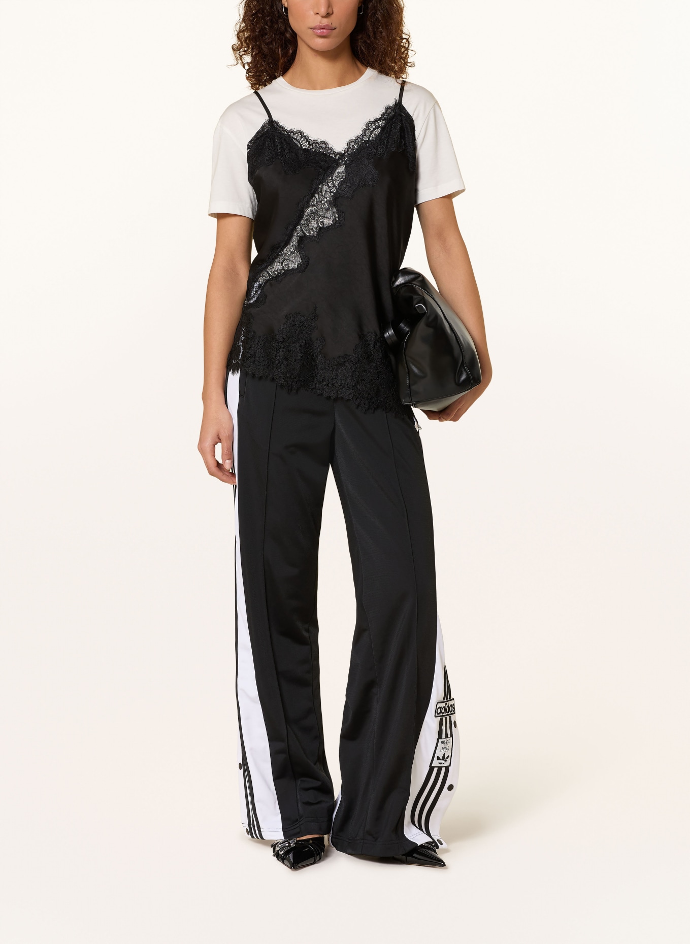 adidas Originals Pantalon de survêtement ADIBREAK: NOIR / BLANC
