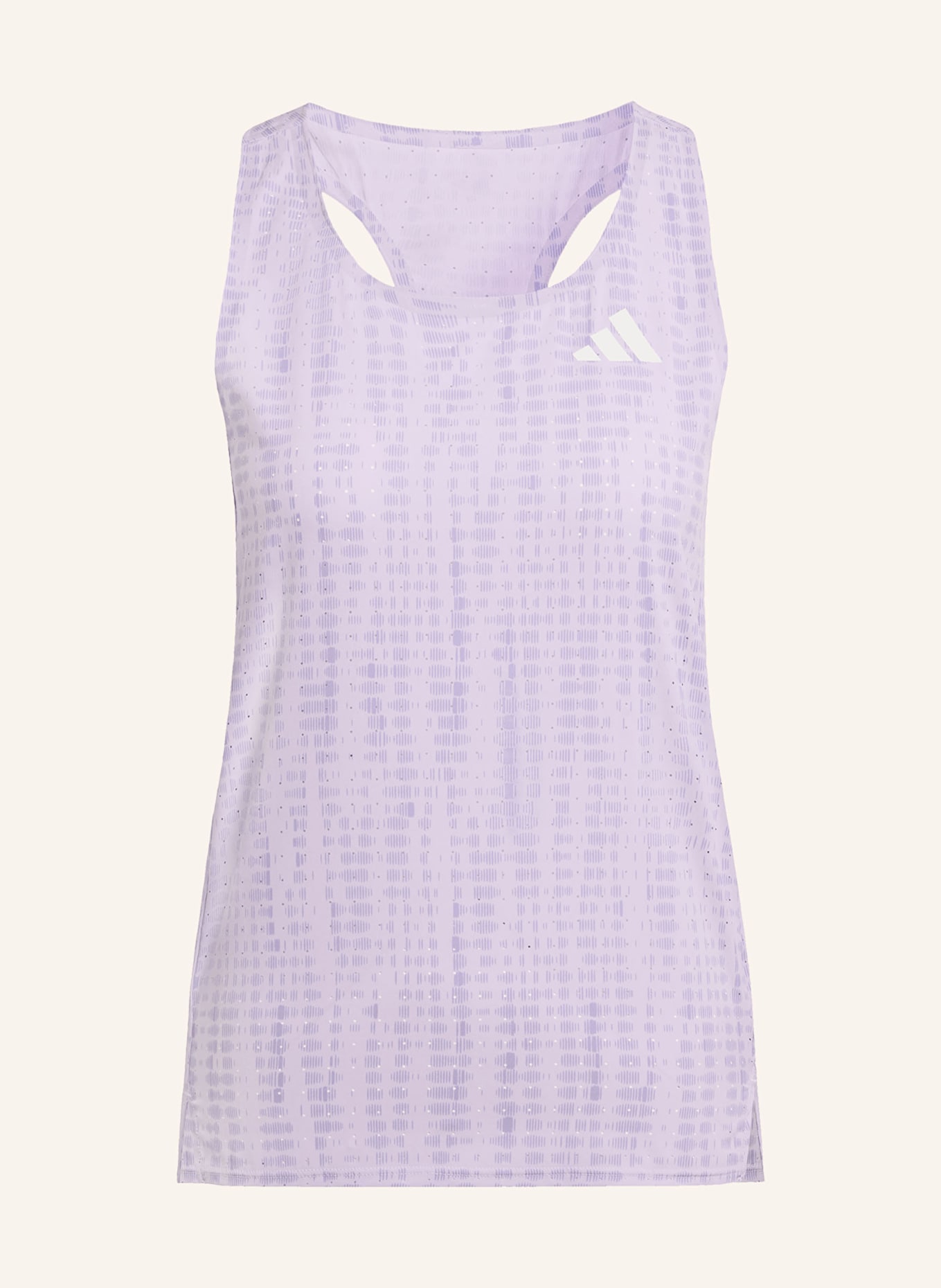 adidas ADIZERO tank top: LIGHT PURPLE