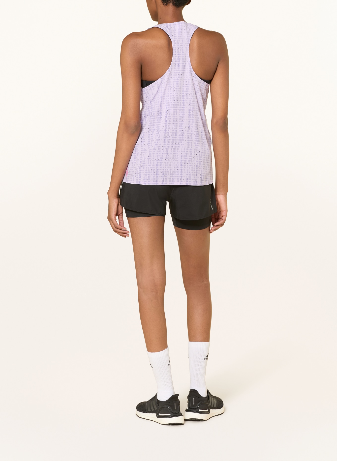 adidas ADIZERO tank top: LIGHT PURPLE