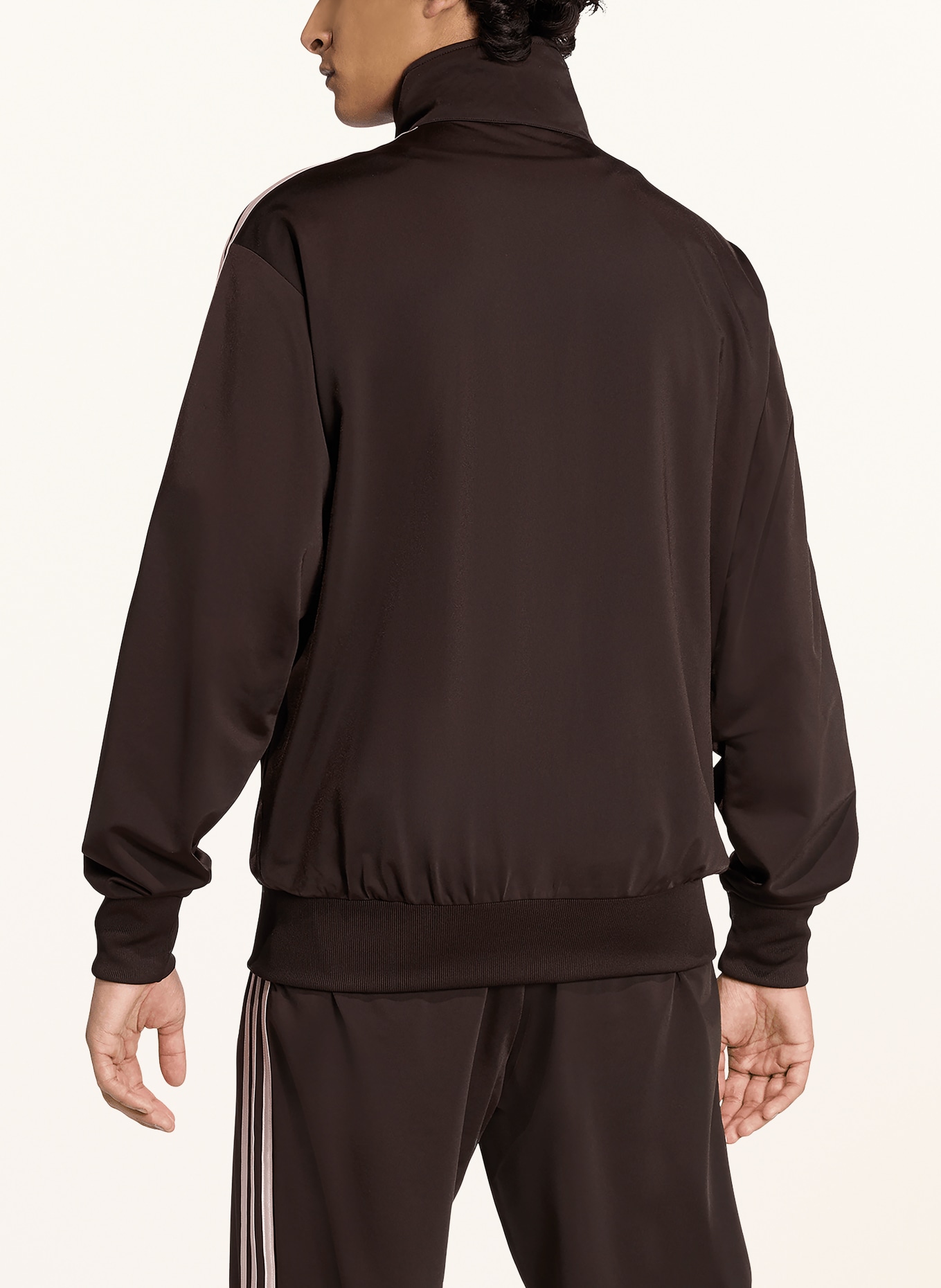 adidas Originals Trainingsjacke FIREBIRD: DUNKELBRAUN / ROSÉ