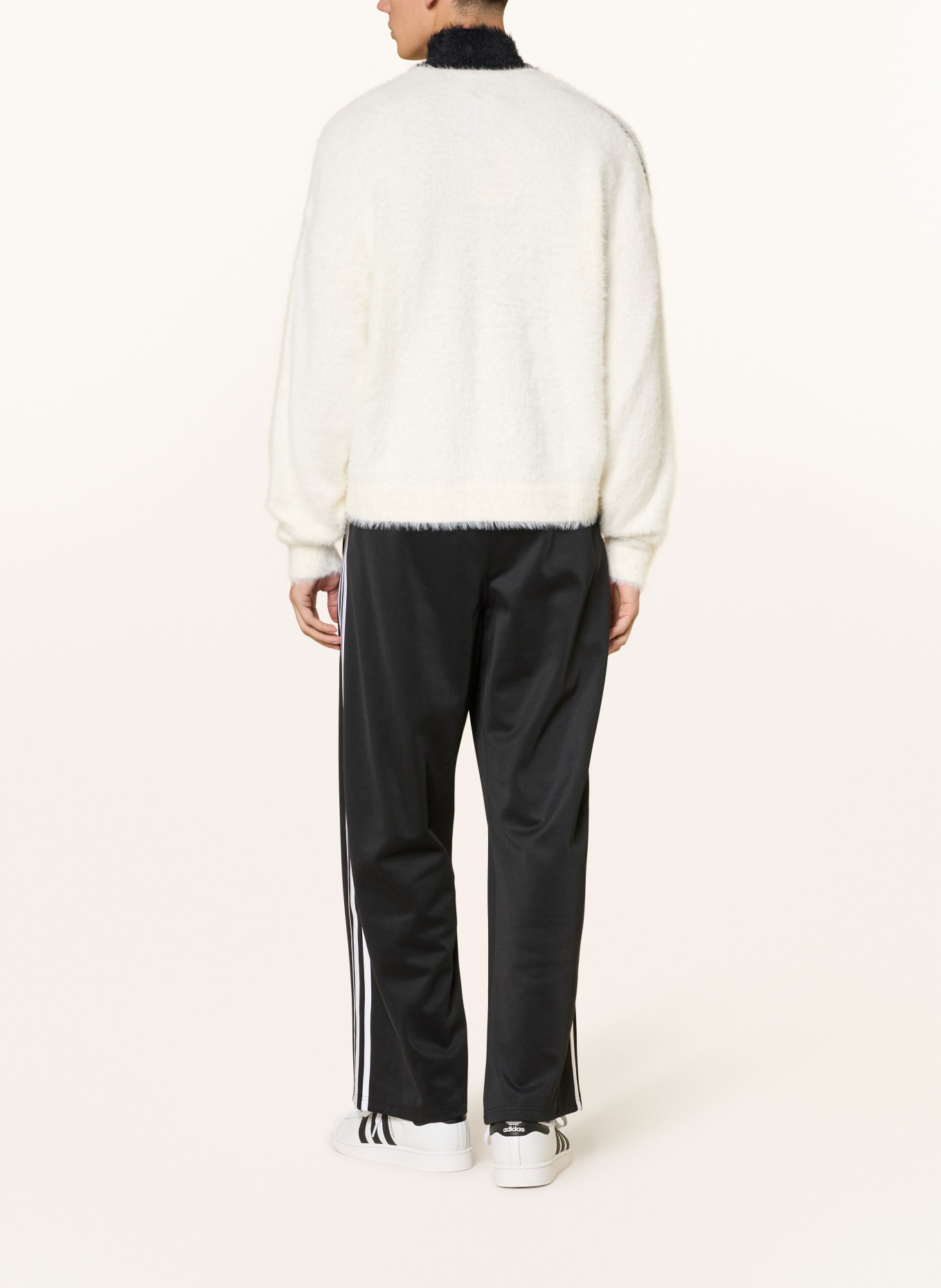 adidas Originals Tepláky: ČERNÁ / BÍLÁ