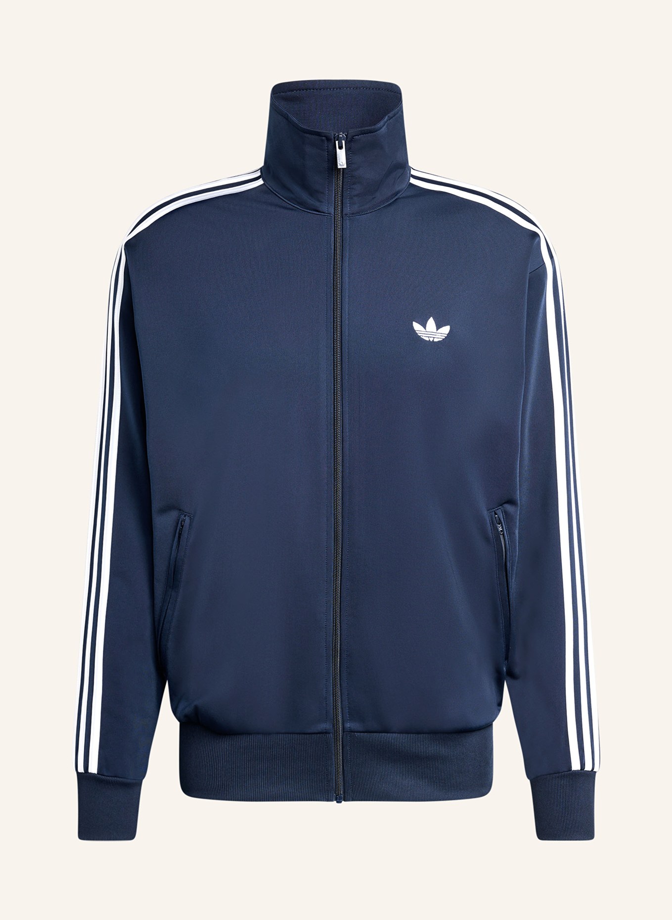 adidas Originals Veste sweat FIREBIRD: BLEU FONCÉ / BLANC