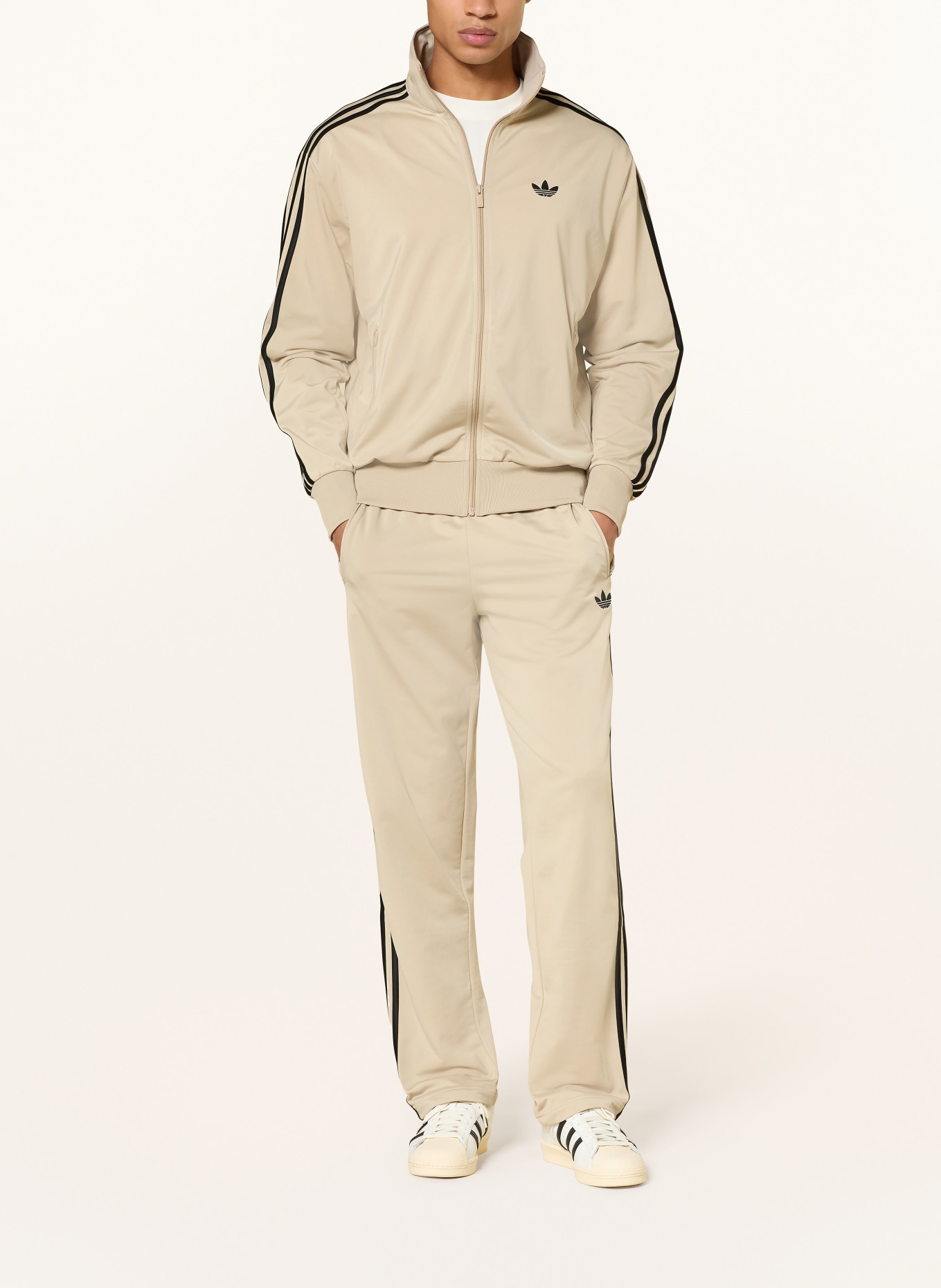 adidas Originals FIREBIRD training jacket: BEIGE / BLACK
