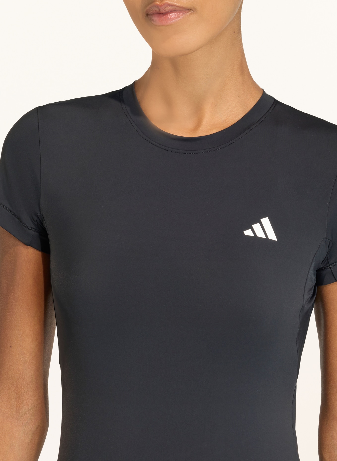adidas T-Shirt POWER ESSENTIAL: SCHWARZ