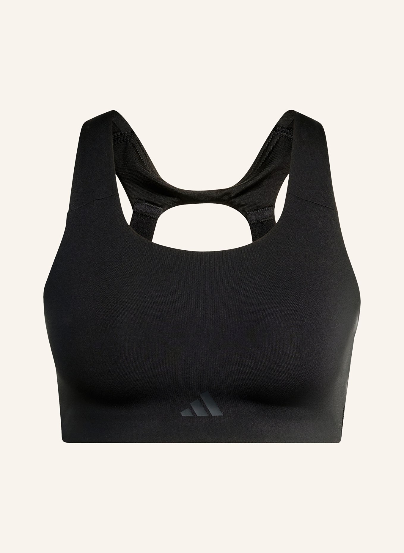 adidas Sport-BH OPTIME POWER: SCHWARZ