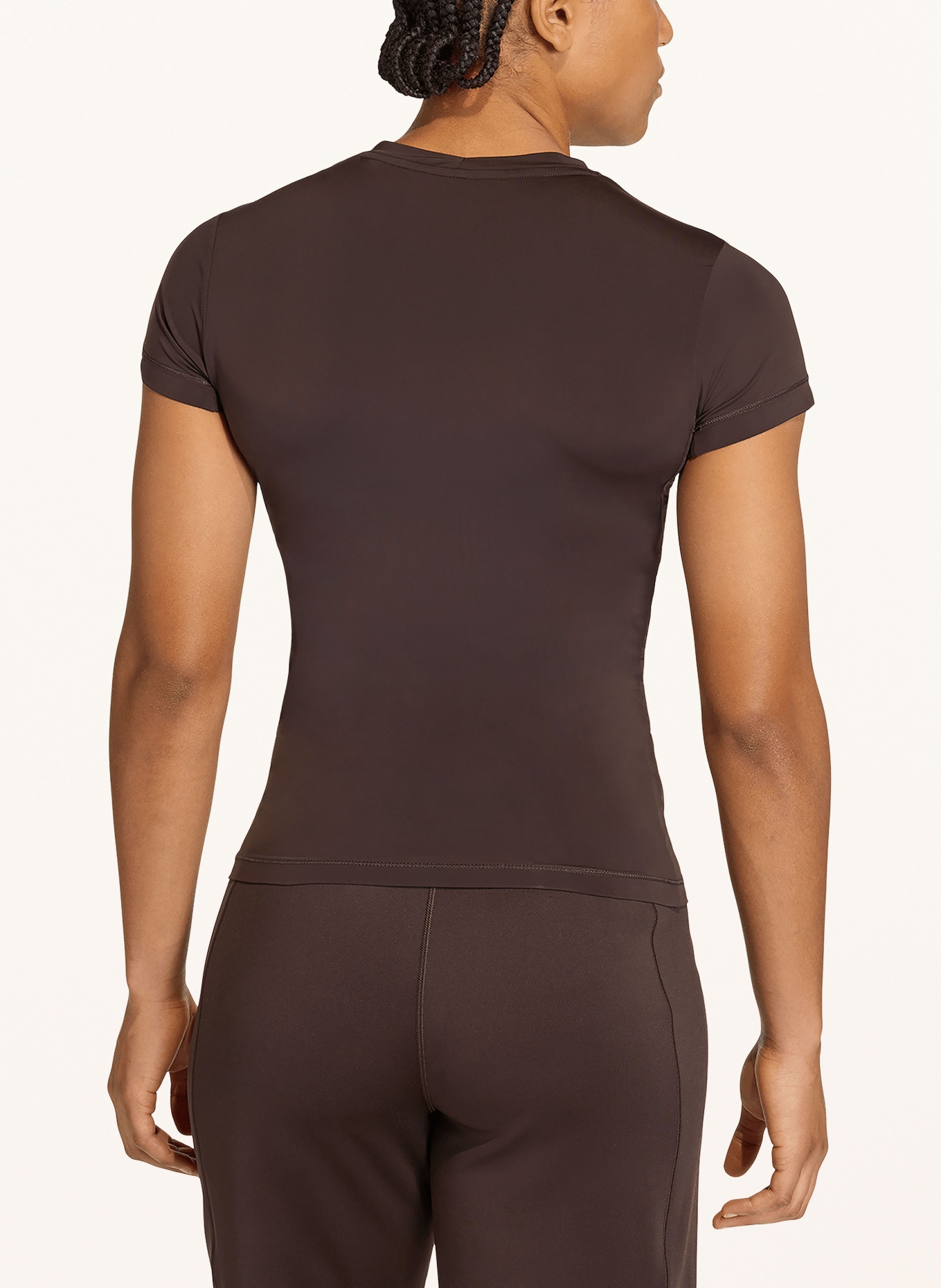 adidas T-Shirt POWER ESSENTIALS: DUNKELBRAUN