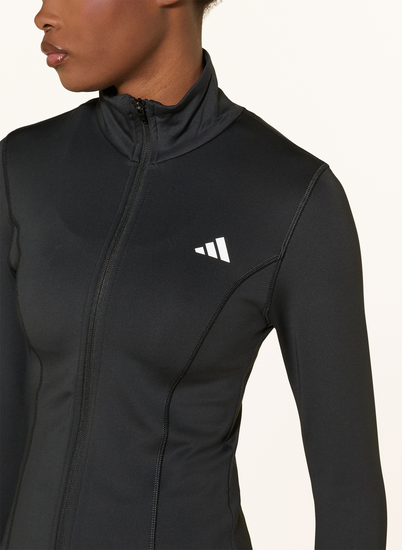 adidas Sweatjacke OPTIME ESSENTIALS: SCHWARZ