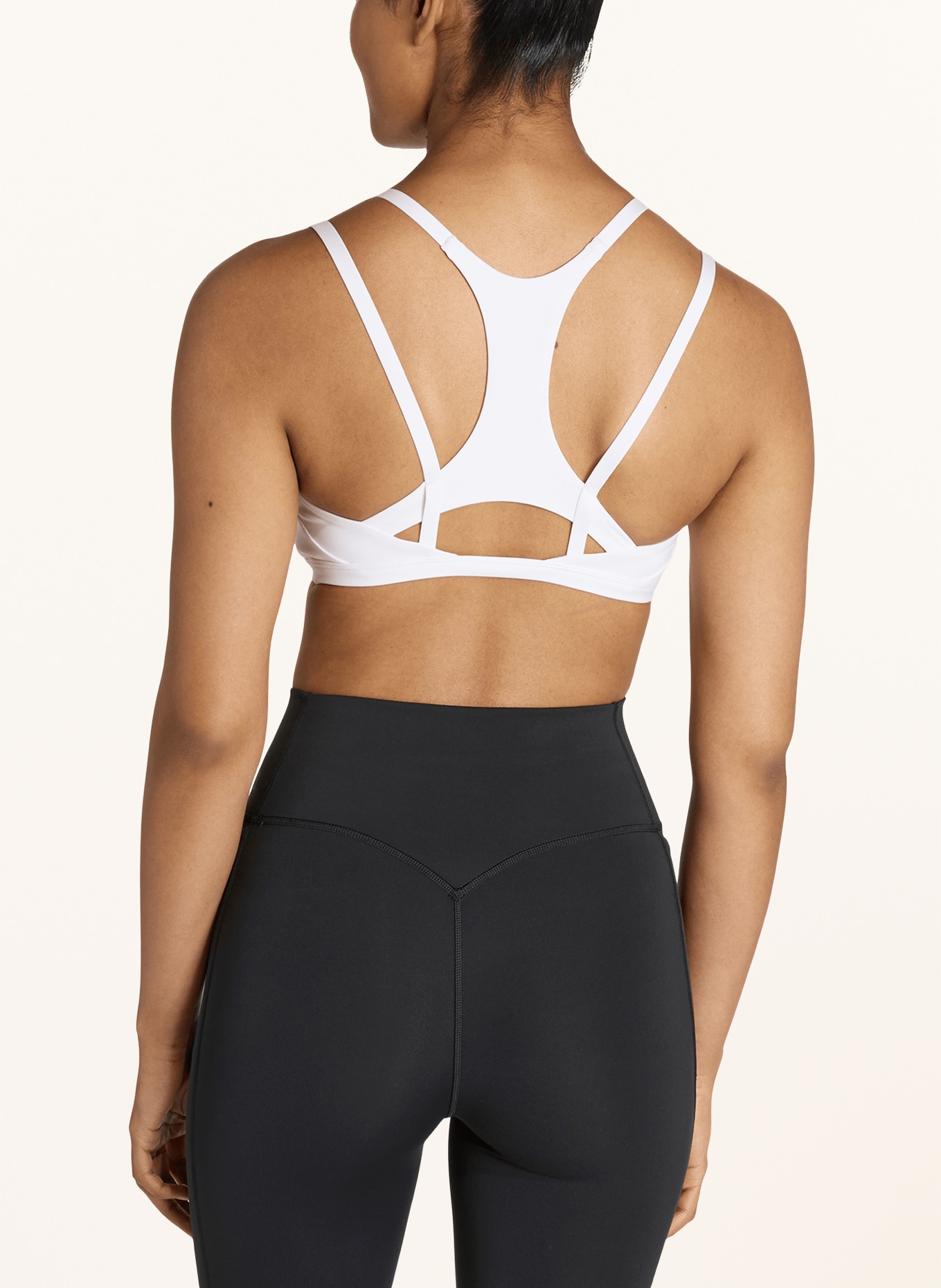 adidas Sportovní podprsenka OPTIME: BÍLÁ