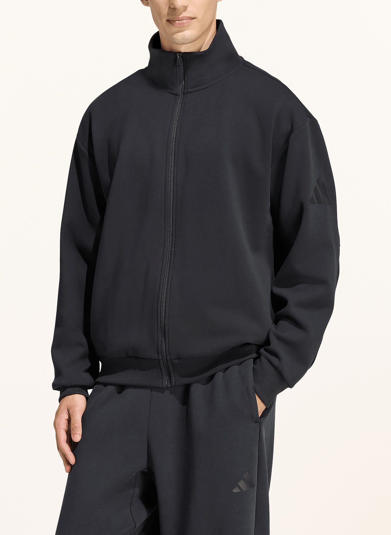 adidas Sweatjacke SOFT LUX: SCHWARZ