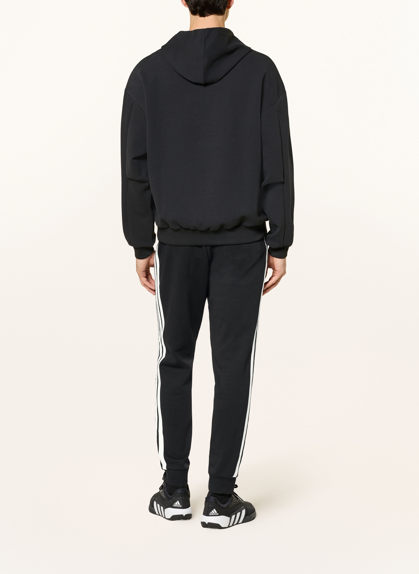 adidas SOFT LUX hoodie: BLACK