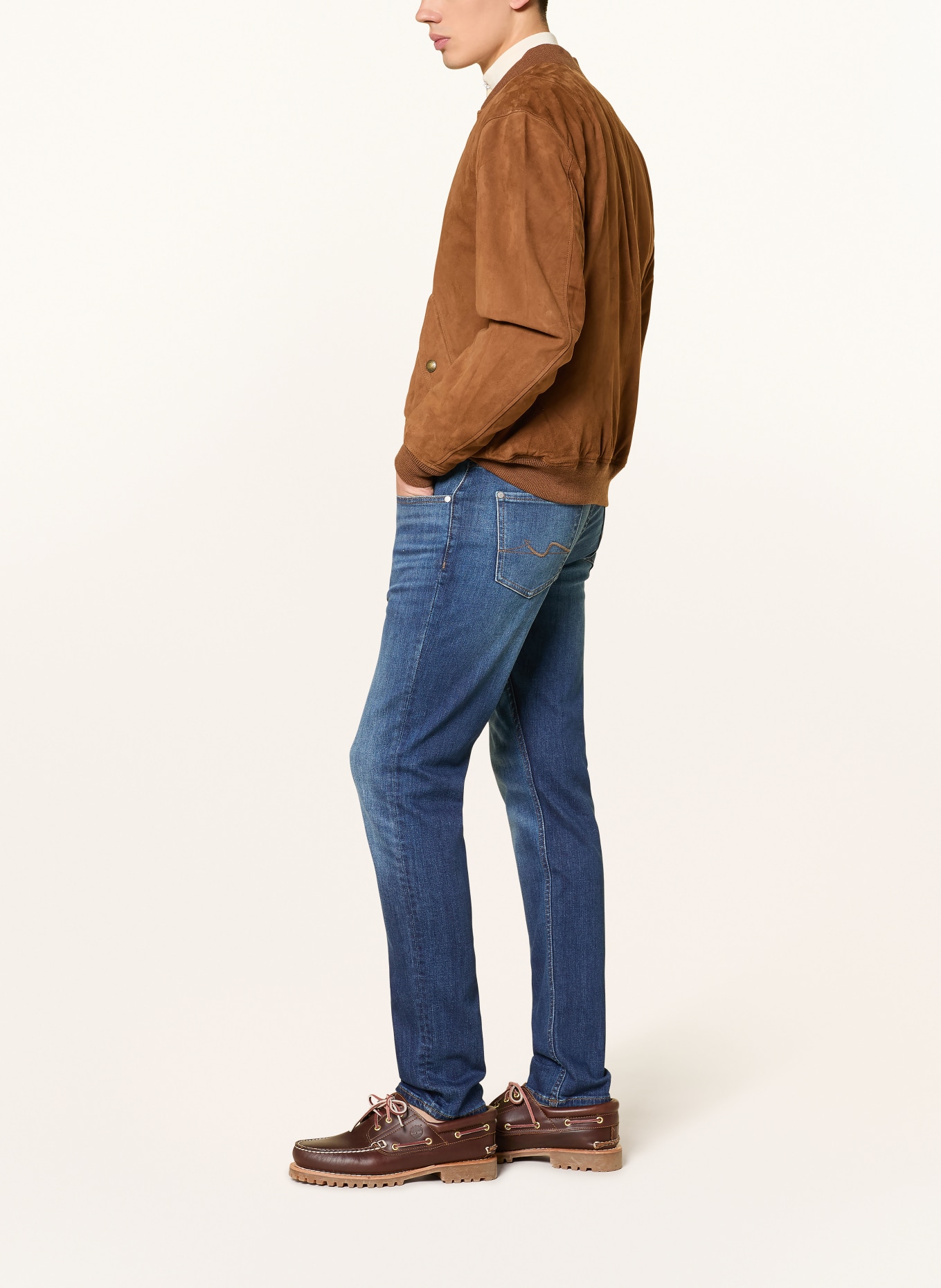 7 for all mankind Jeans SLIMMY TAPERED Skinny Fit: 1VT Mid Blue