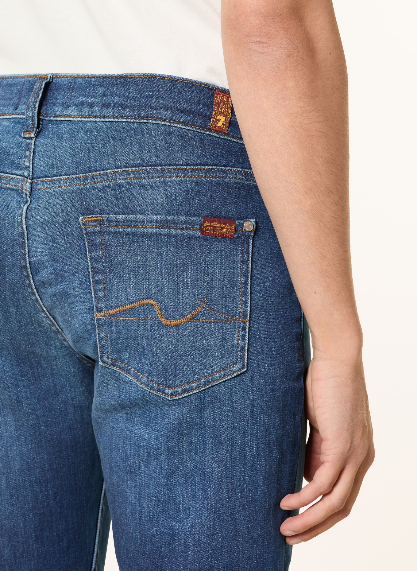 7 for all mankind Jeans SLIMMY TAPERED Skinny Fit: 1VT Mid Blue