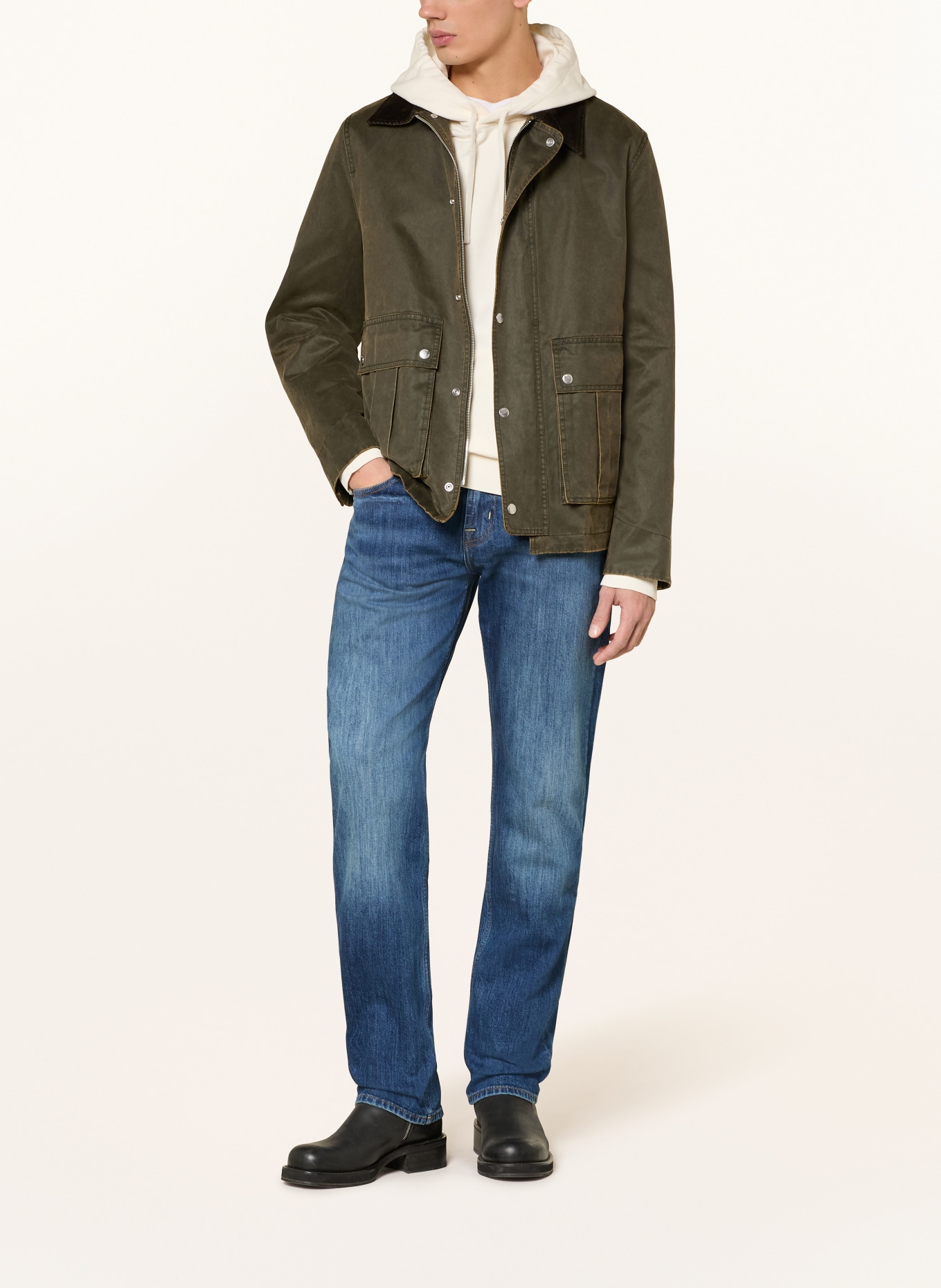 7 for all mankind Dżinsy THE STRAIGHT Straight Fit: 1XZ Mid Blue