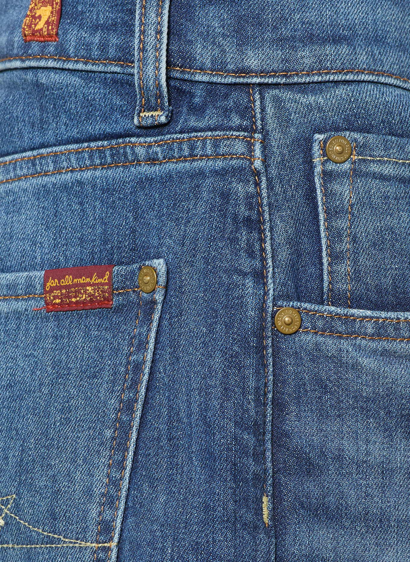 7 for all mankind Dżinsy THE STRAIGHT Straight Fit: 1XZ Mid Blue