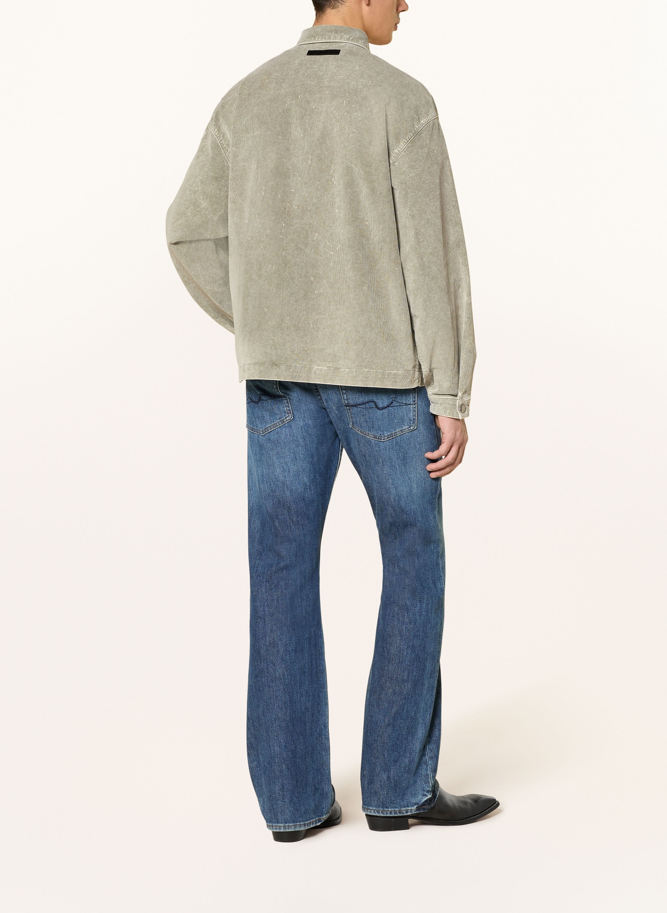 7 for all mankind Cord overjacket CLOVER: LIGHT GREEN