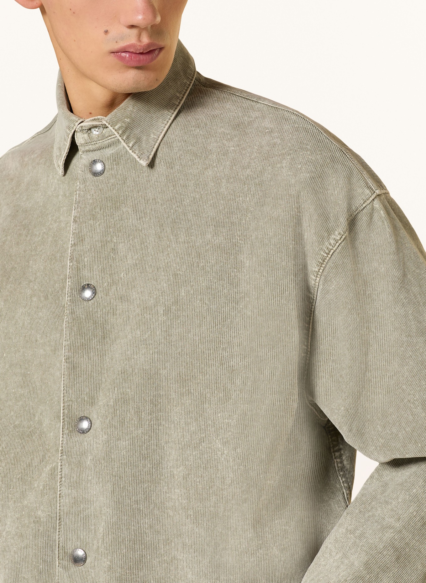 7 for all mankind Cord overjacket CLOVER: LIGHT GREEN