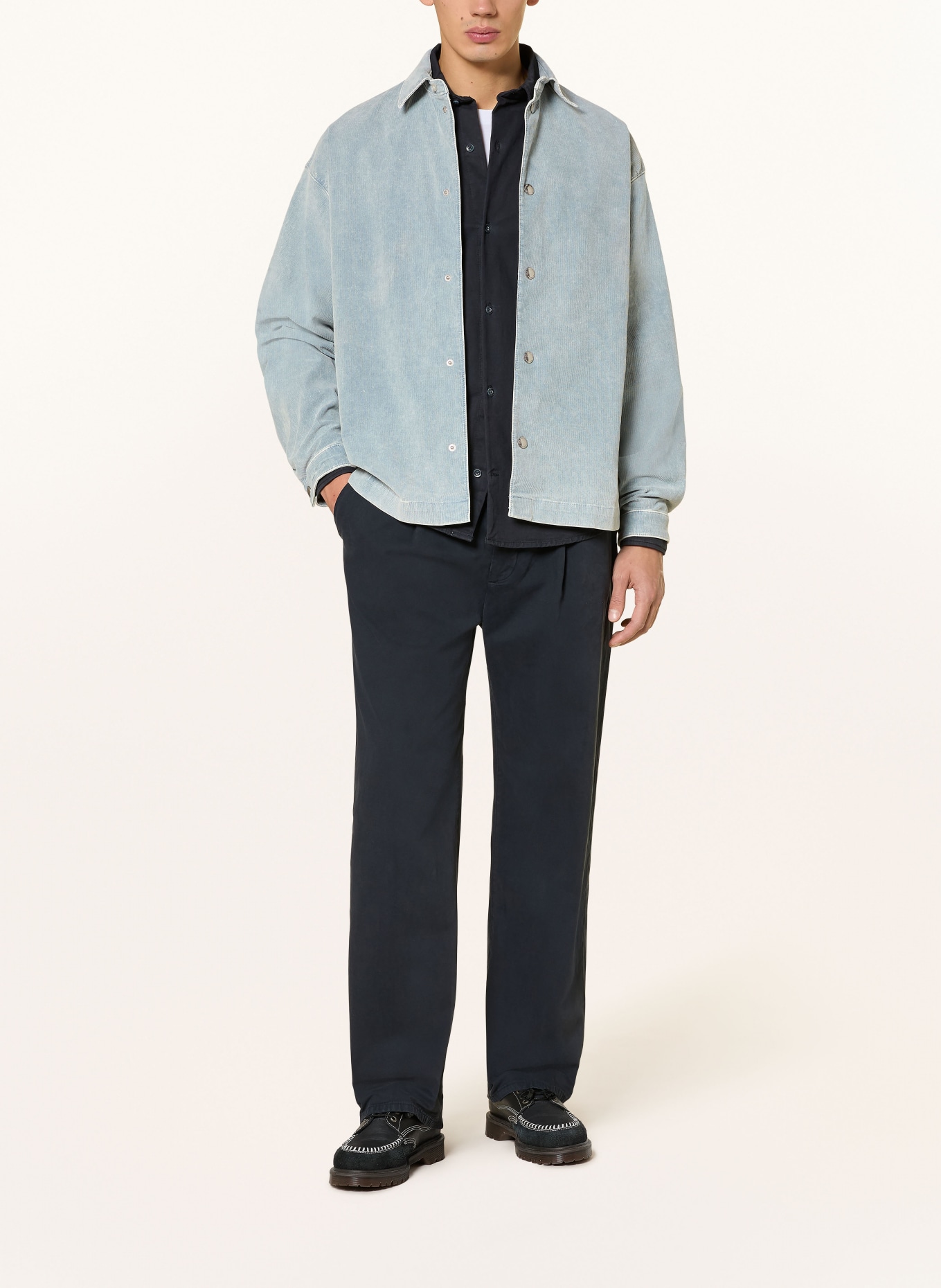 7 for all mankind Cord overjacket CLOVER: LIGHT BLUE