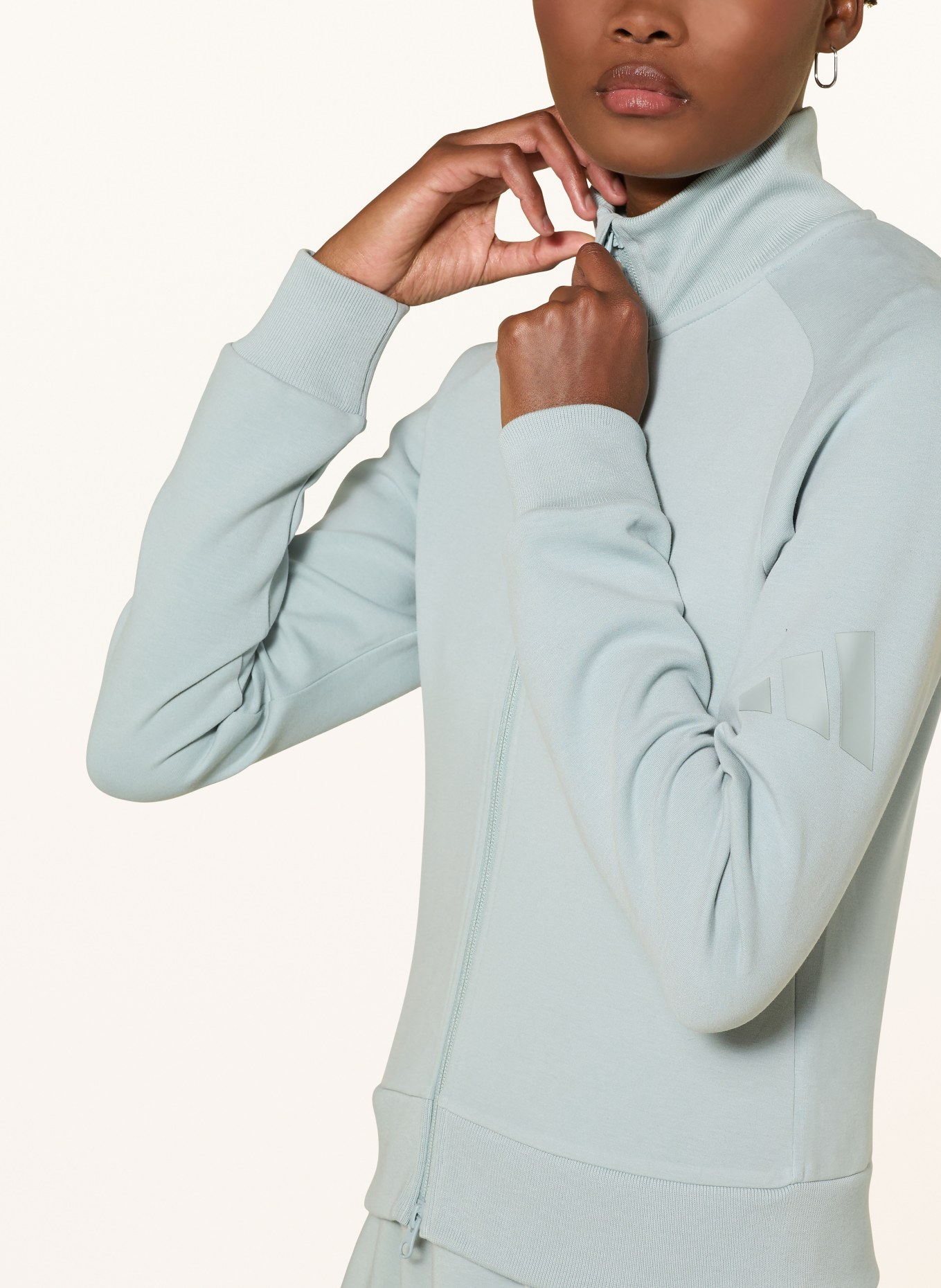 adidas training jacket: LIGHT GREEN