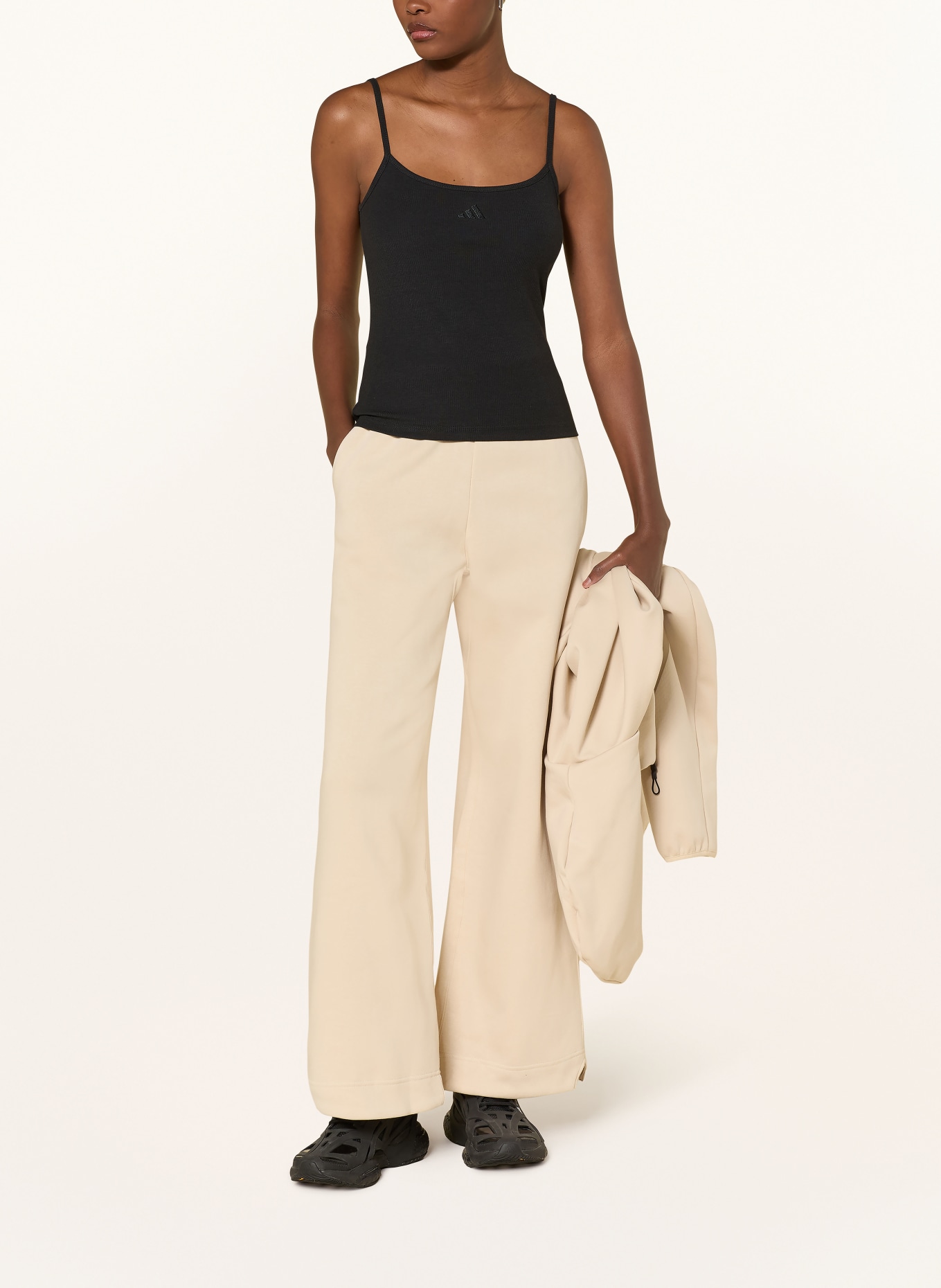 adidas Top SEASONAL ESSENTIALS RIB: SCHWARZ