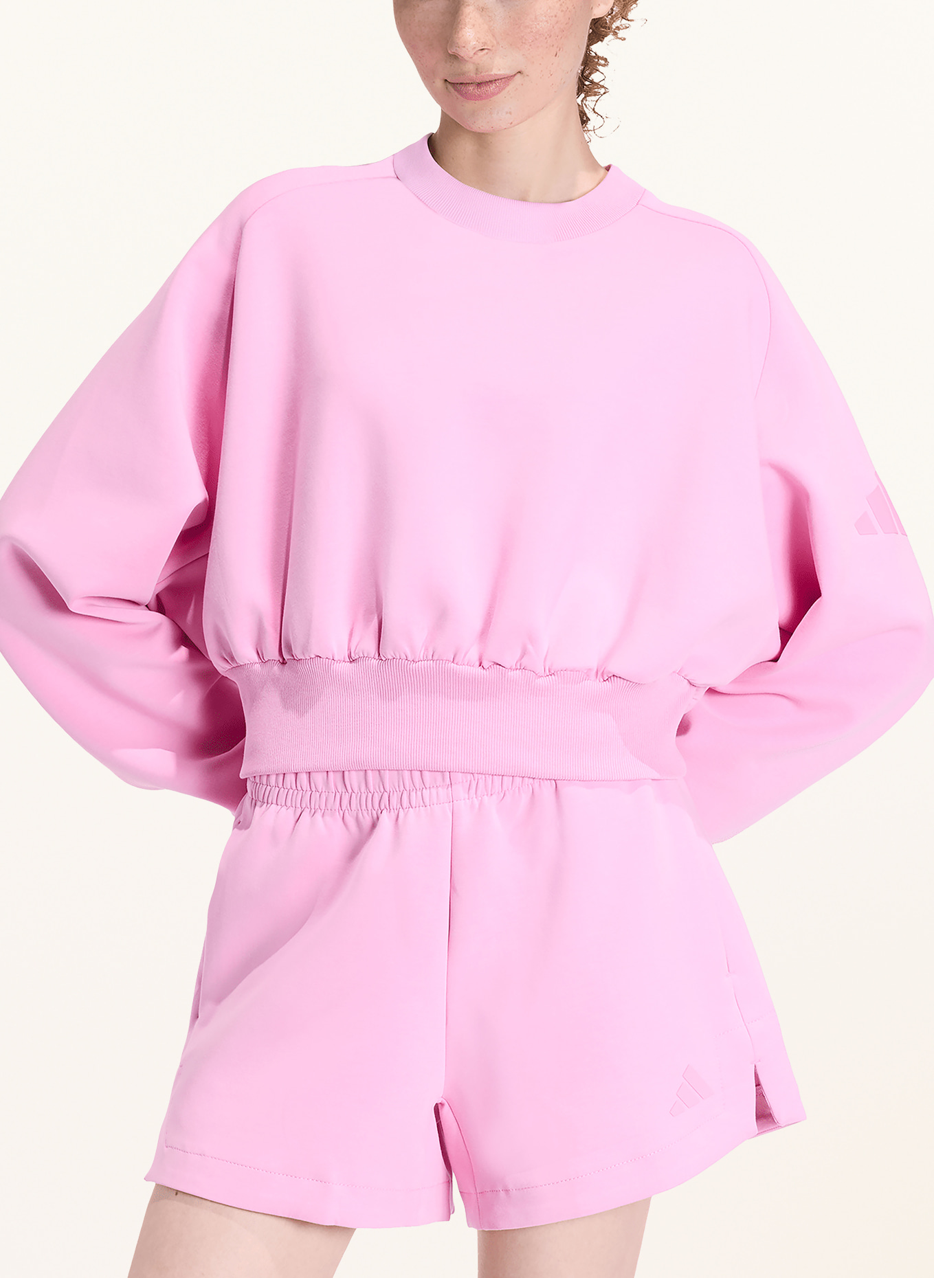 adidas Cropped-Sweatshirt ALL SZN: ROSA