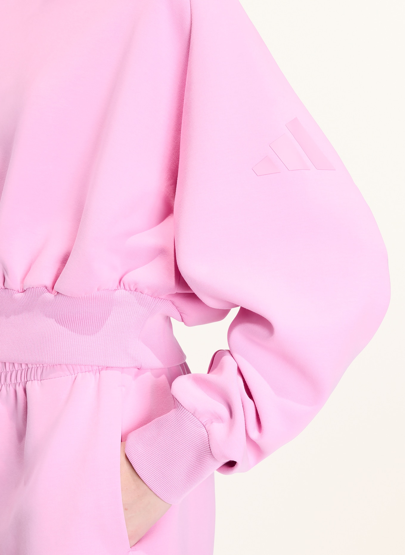 adidas Cropped-Sweatshirt ALL SZN: ROSA