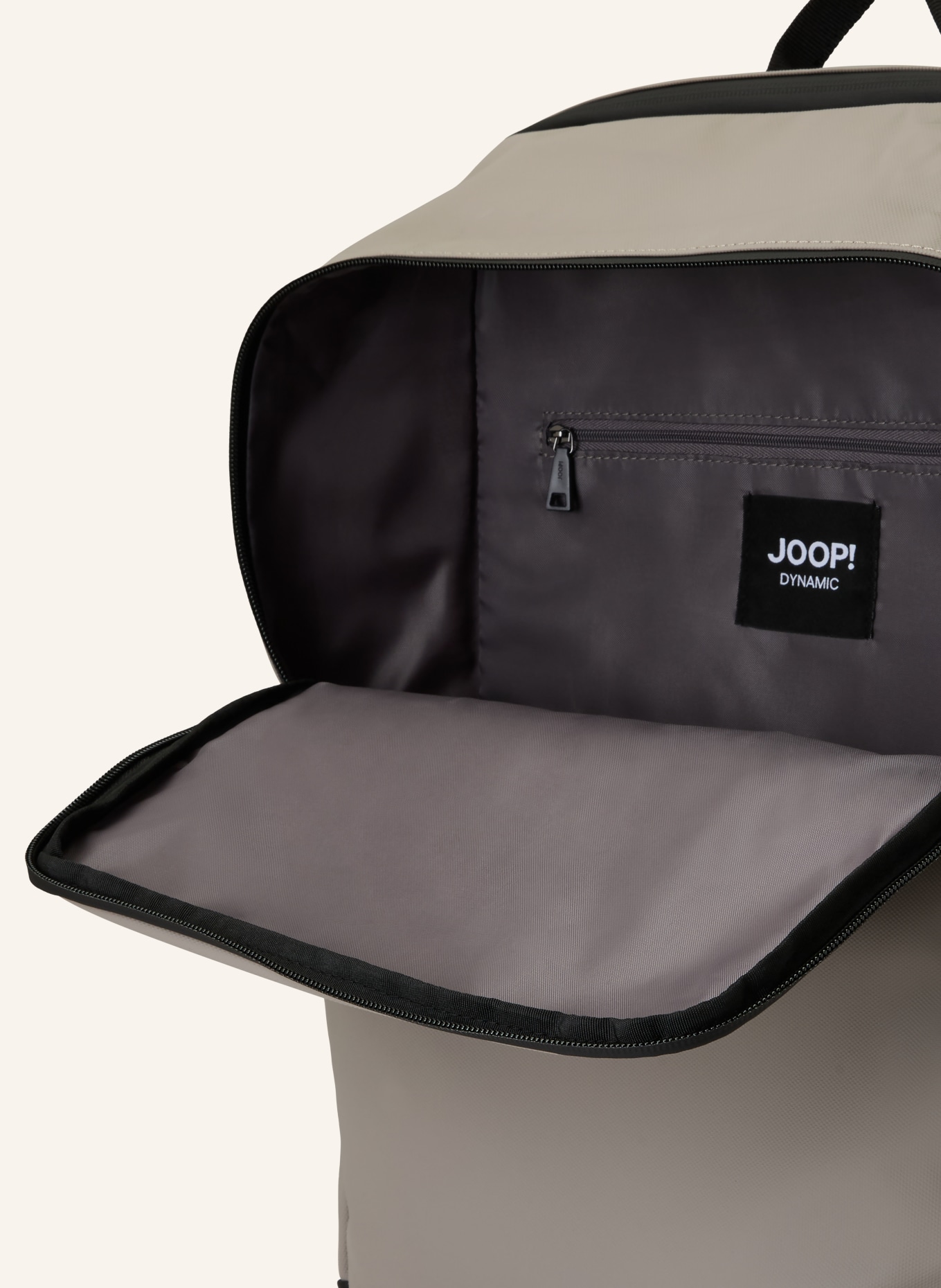JOOP! Rucksack DINAMICO PIETRO: TAUPE / SCHWARZ
