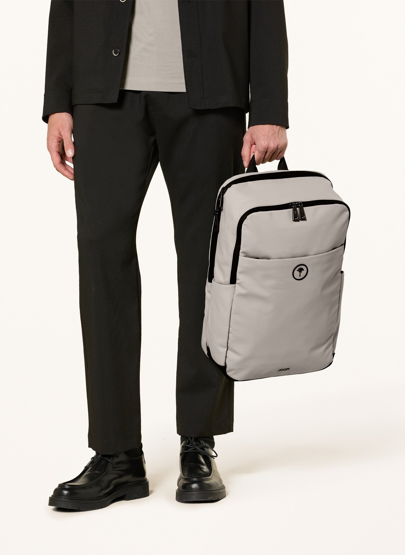 JOOP! Rucksack DINAMICO PIETRO: TAUPE / SCHWARZ