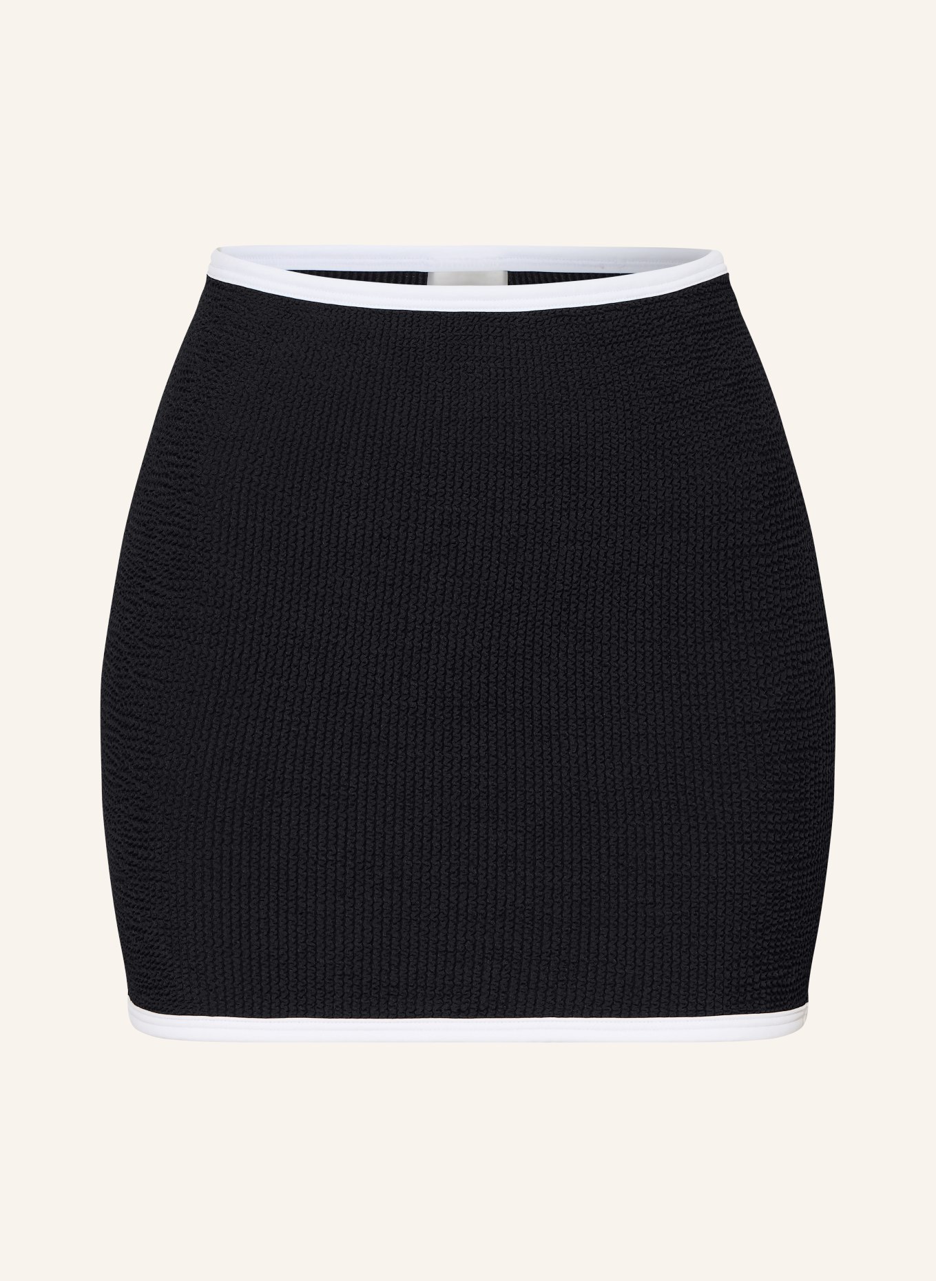Hunza G jupe: NOIR / BLANC