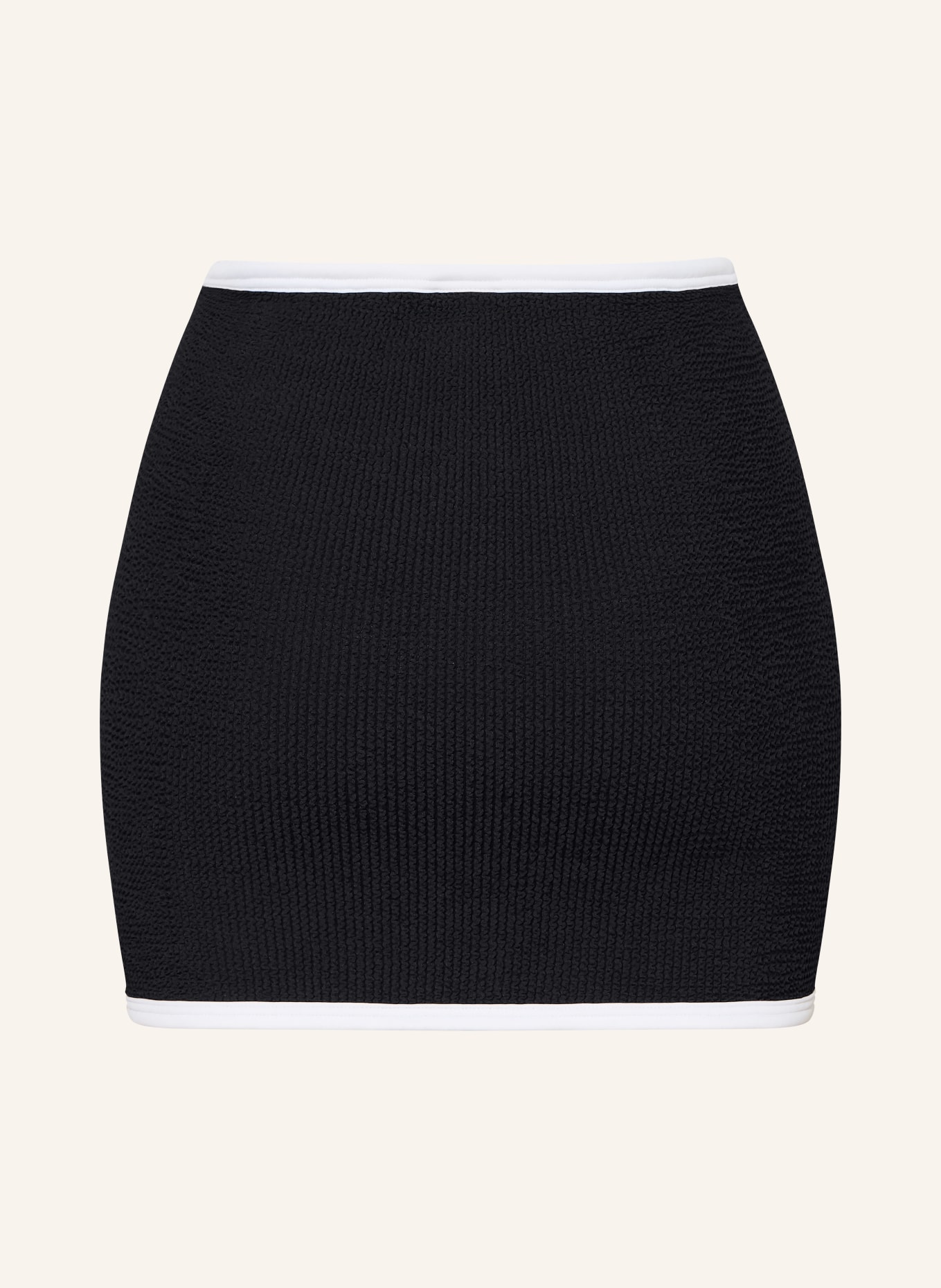Hunza G jupe: NOIR / BLANC
