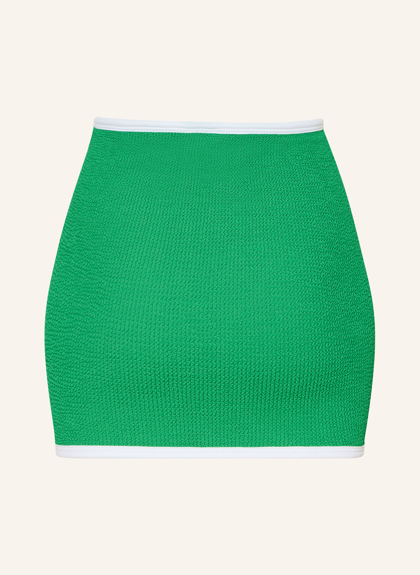 Hunza G jupe: VERT / BLANC