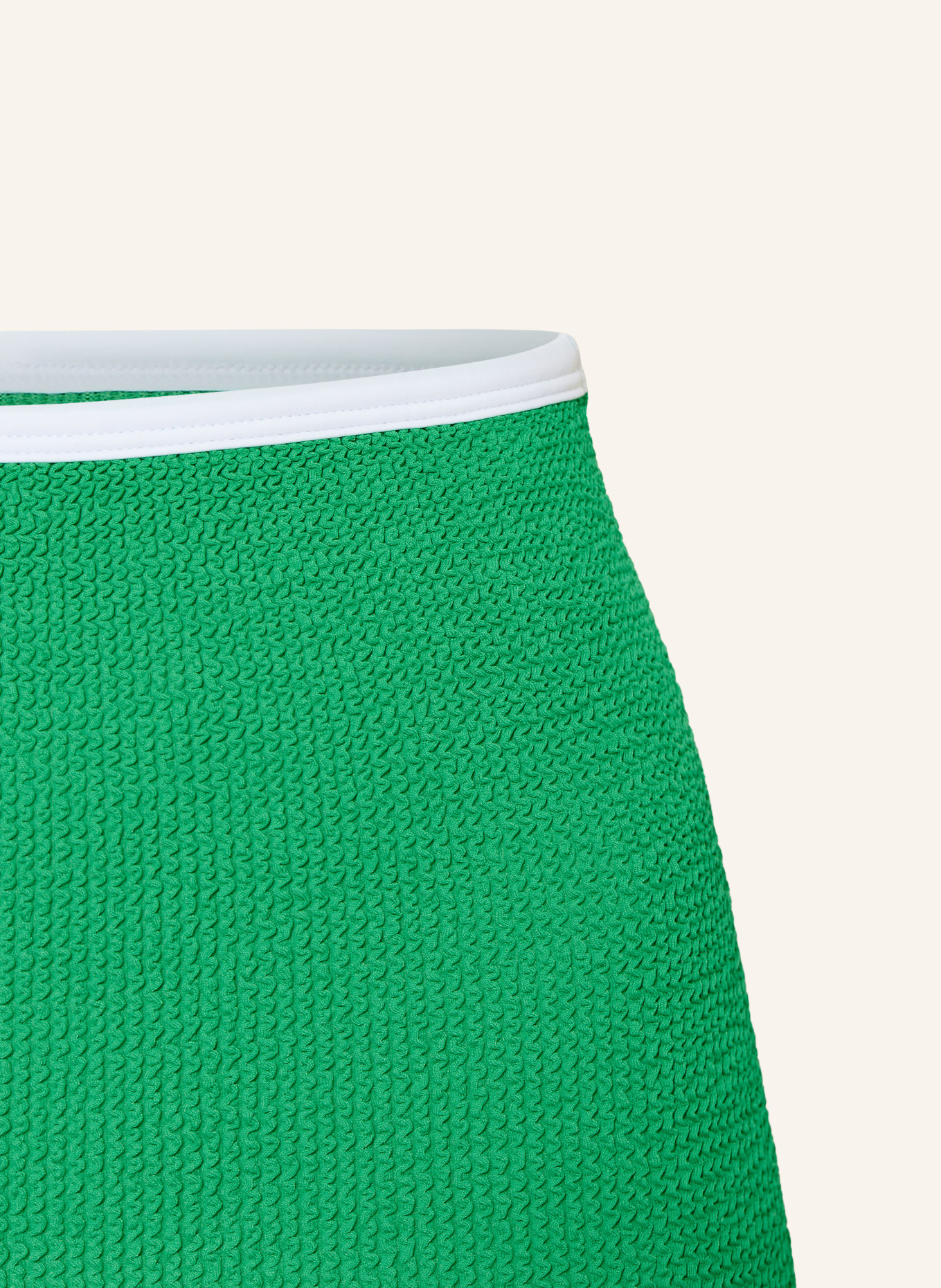 Hunza G jupe: VERT / BLANC