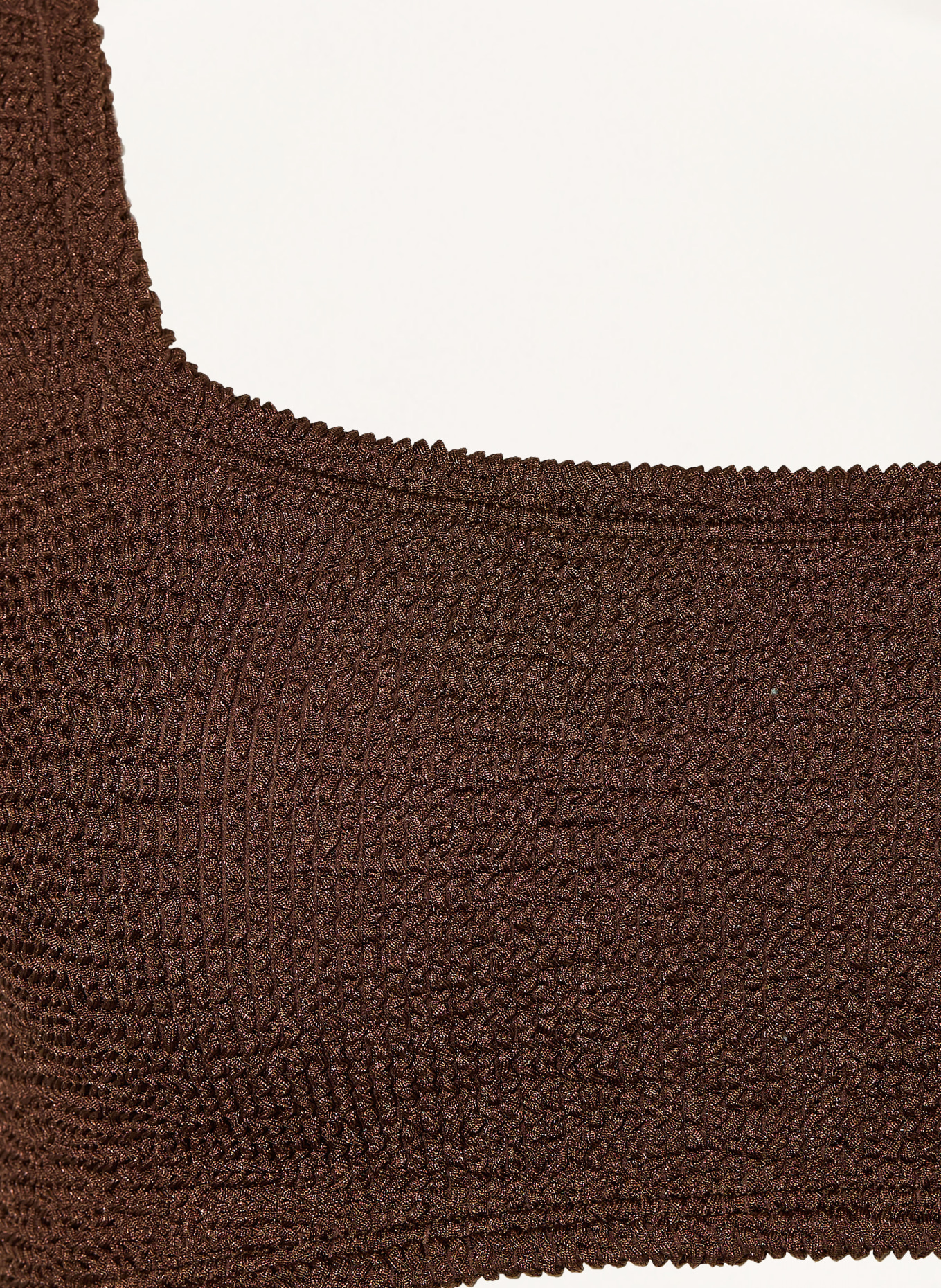 Hunza G XANDRA bustier bikini: BROWN