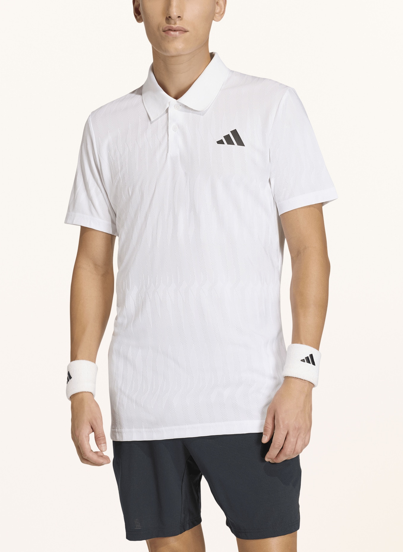 adidas Funktions-Poloshirt FREELIFT: WEISS
