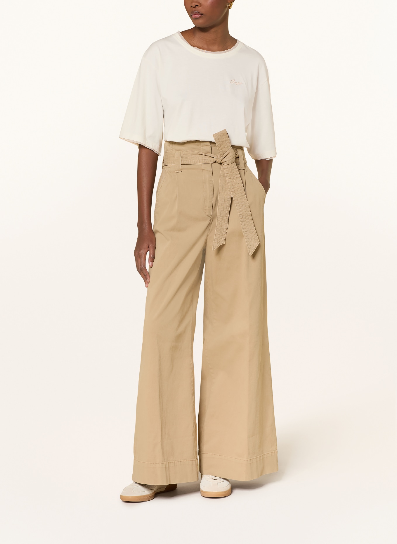 BOSS T-Shirt EPLIETE: CREME