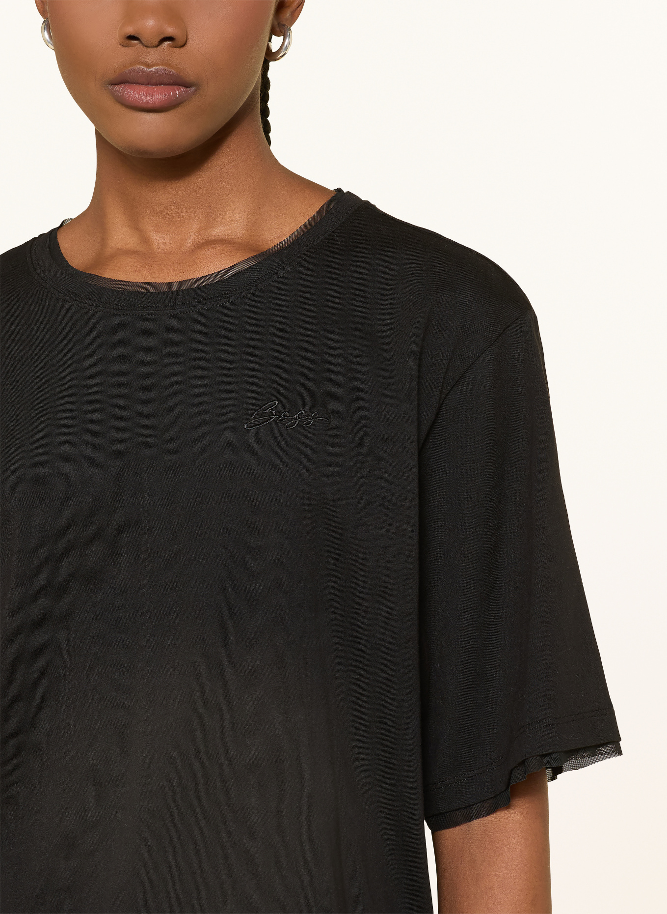 BOSS T-Shirt EPLIETE: SCHWARZ