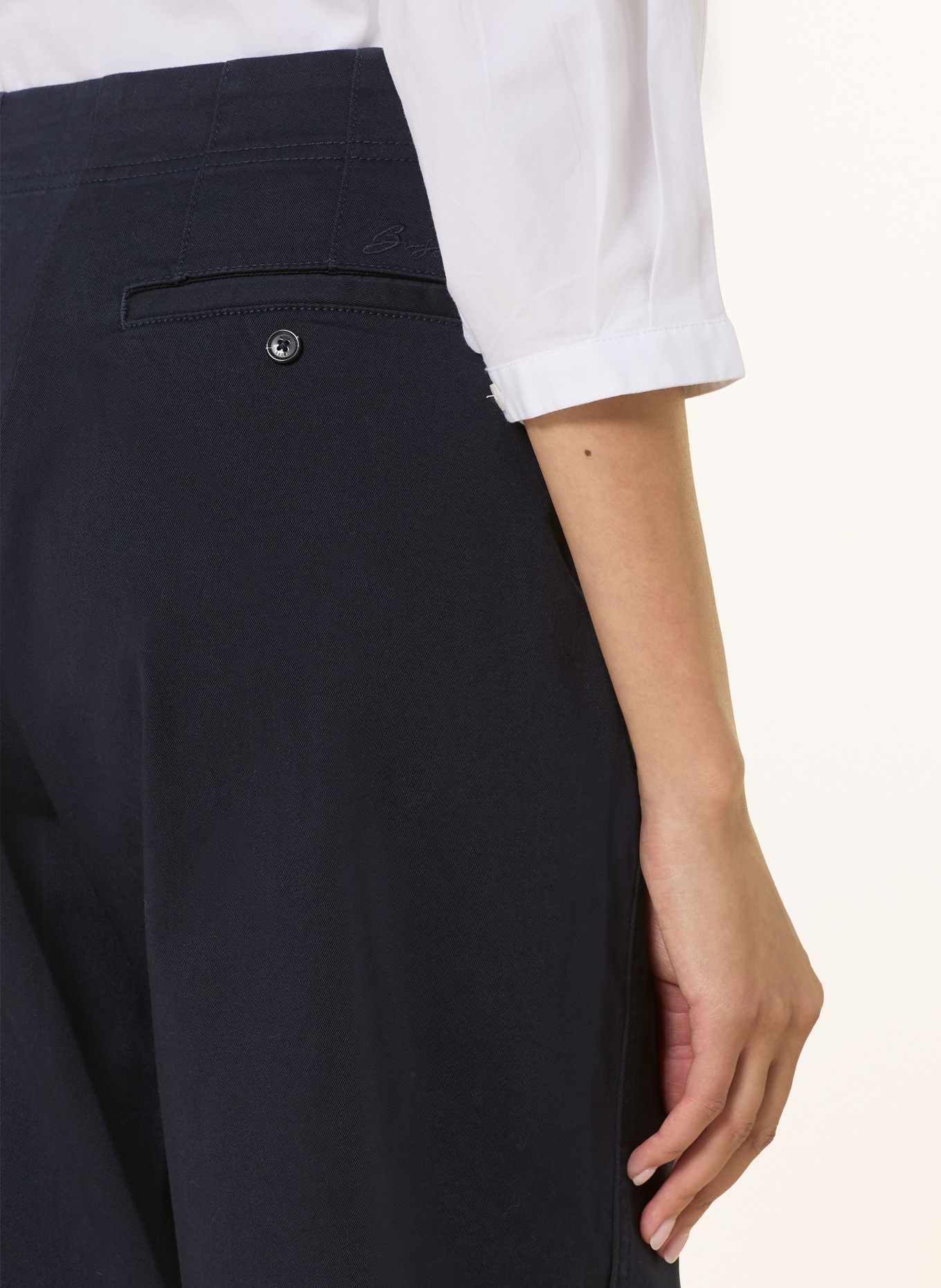 BOSS Chino TAQUINA: DUNKELBLAU