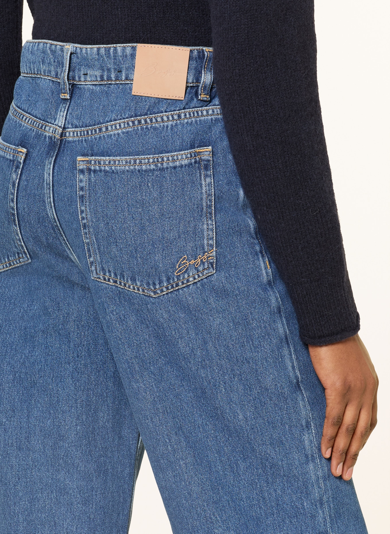 BOSS Wide-leg jeans: 400 BLUE