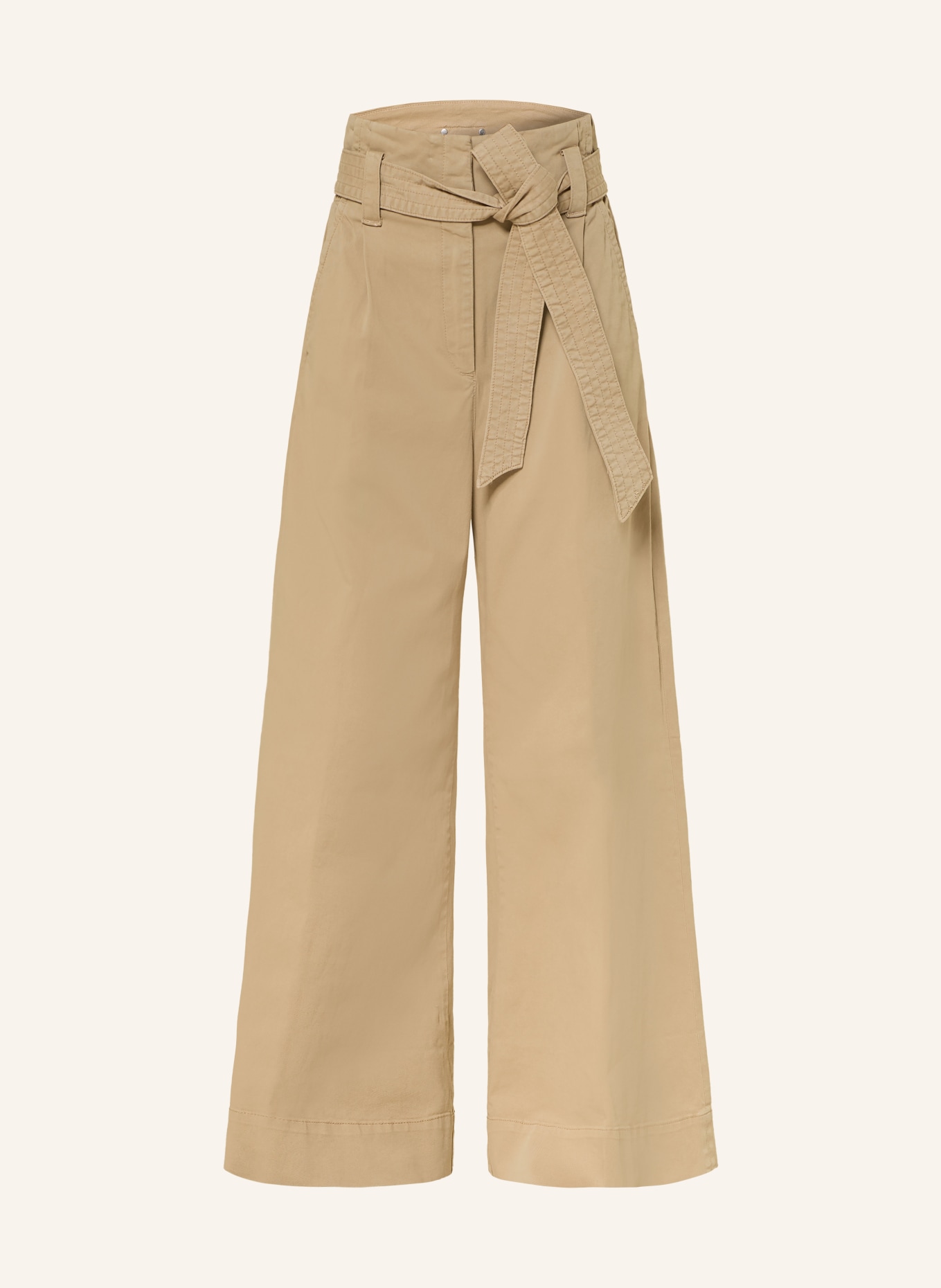 BOSS TELIA paperbag pants: BEIGE