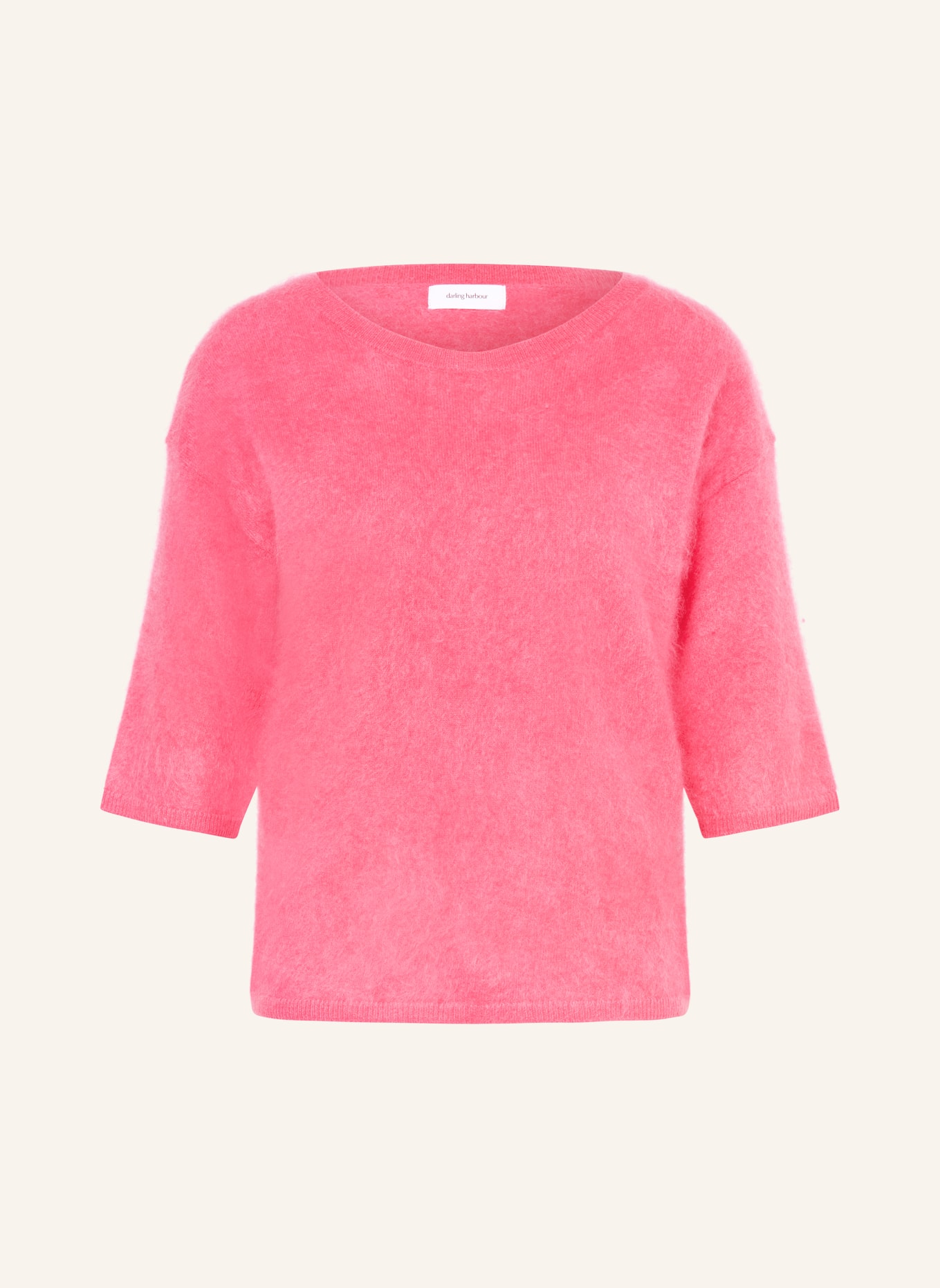 darling harbour Cashmere-Pullover mit 3/4-Arm: water melon