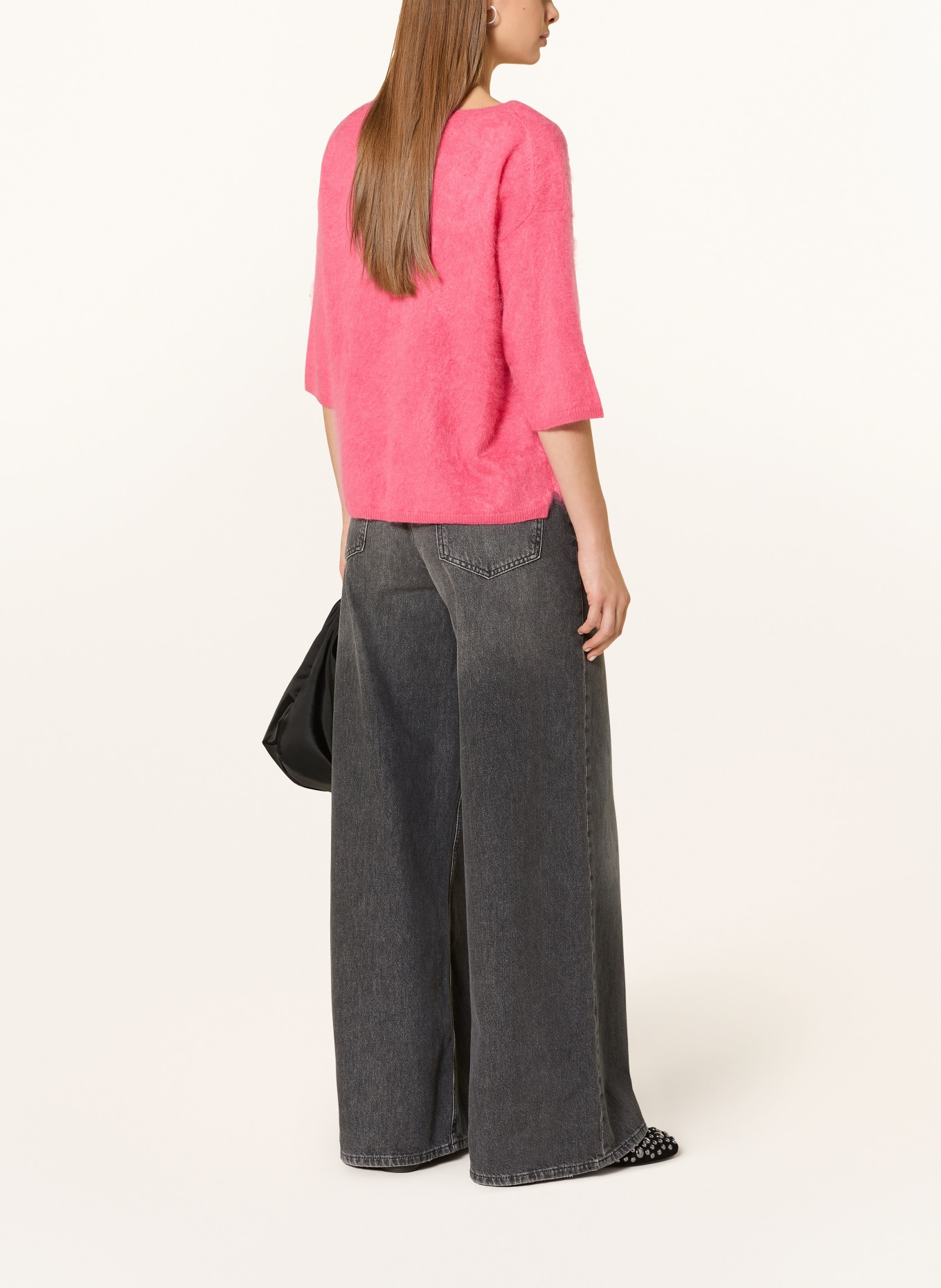 darling harbour Cashmere-Pullover mit 3/4-Arm: water melon