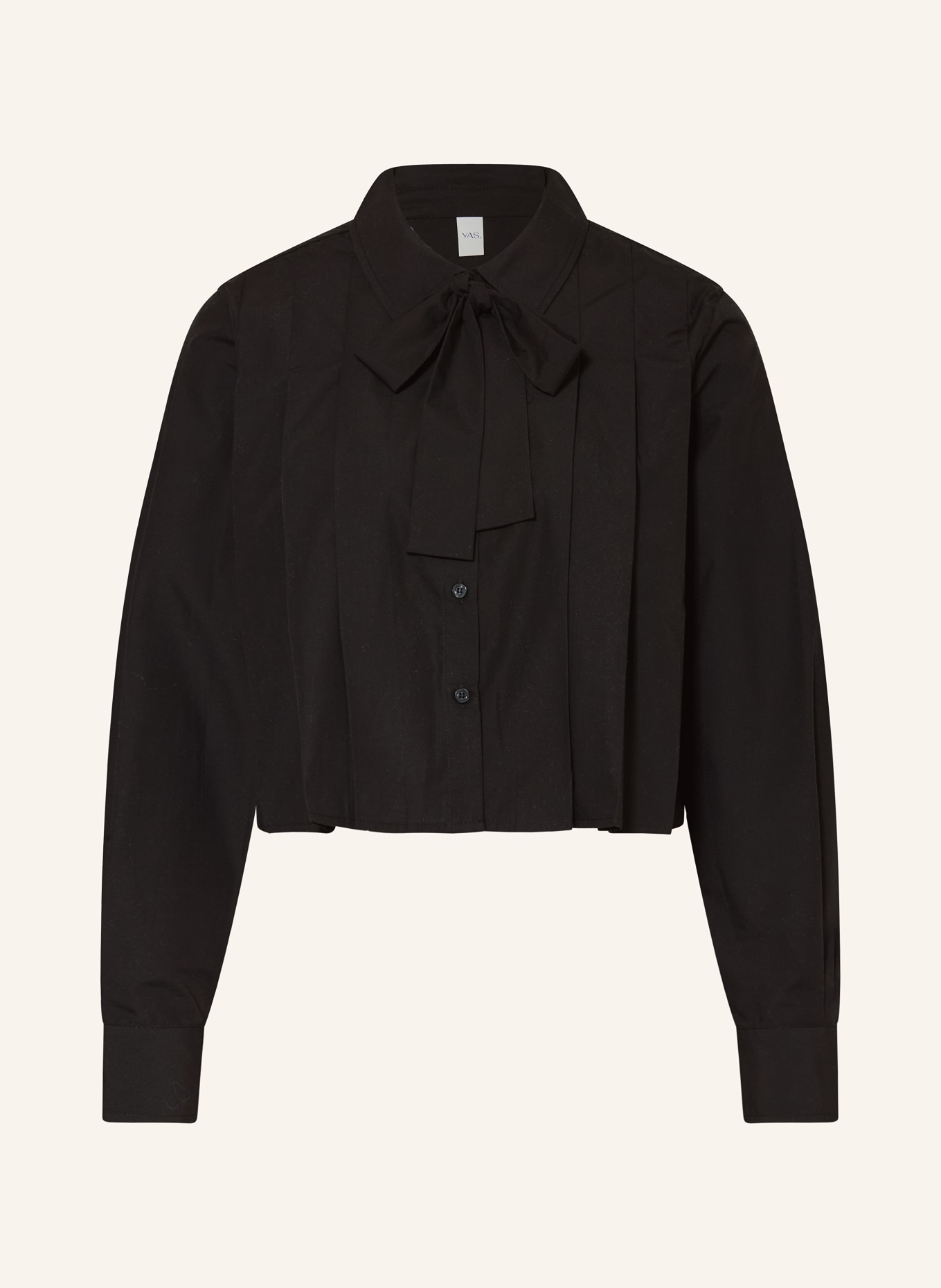 Y.A.S. Schluppenbluse: SCHWARZ