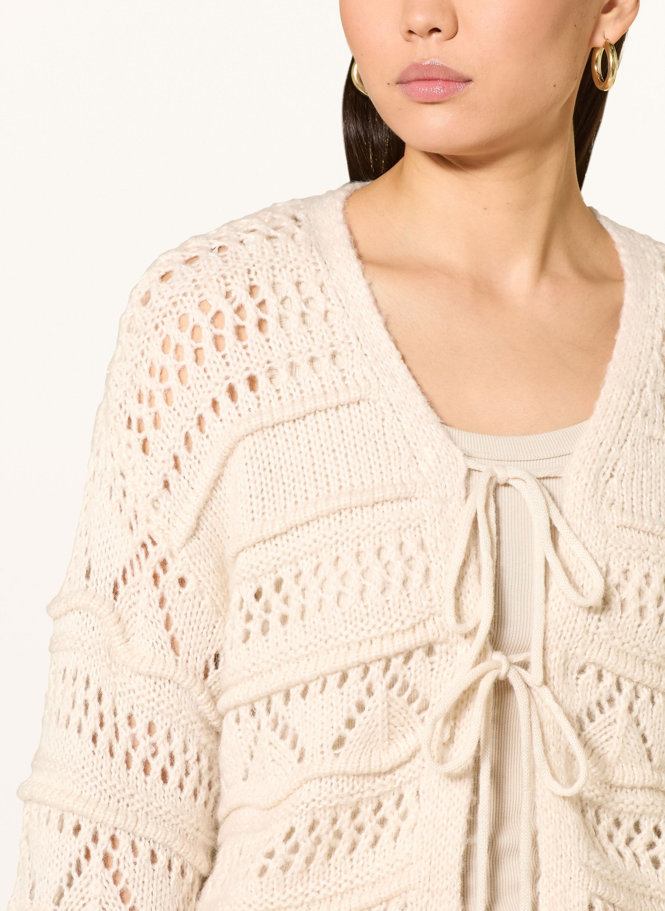 Y.A.S. cardigan: ECRU