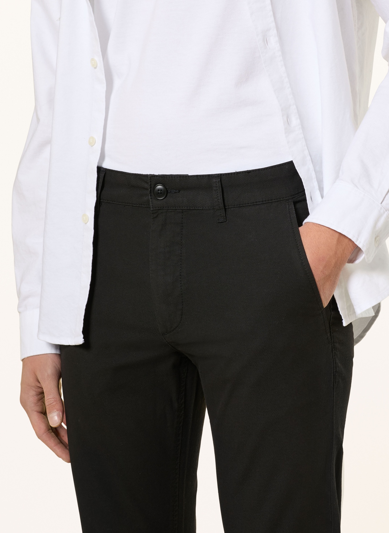 BOSS Chino Slim Fit: SCHWARZ