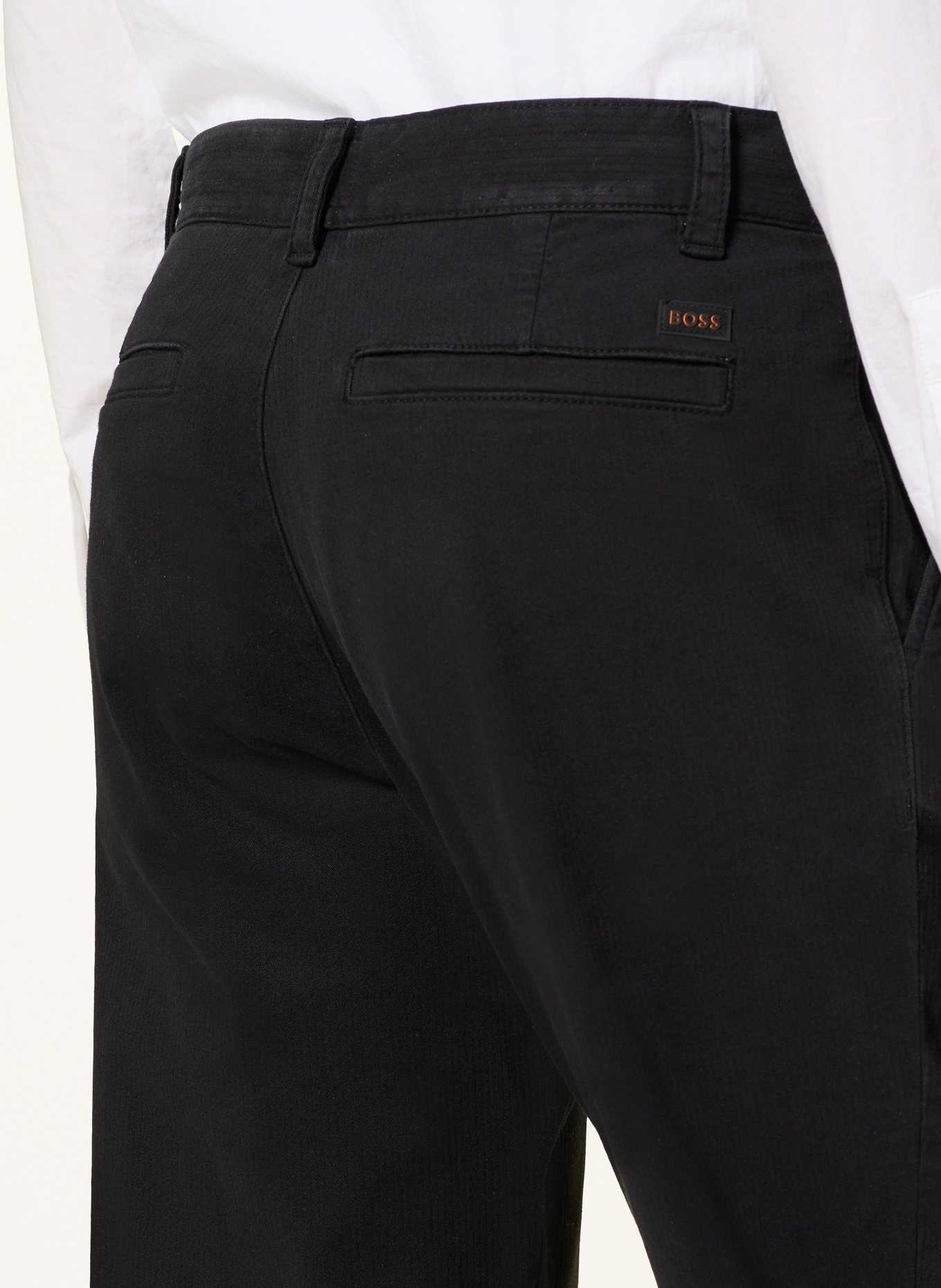 BOSS Chino Tapered Fit: SCHWARZ