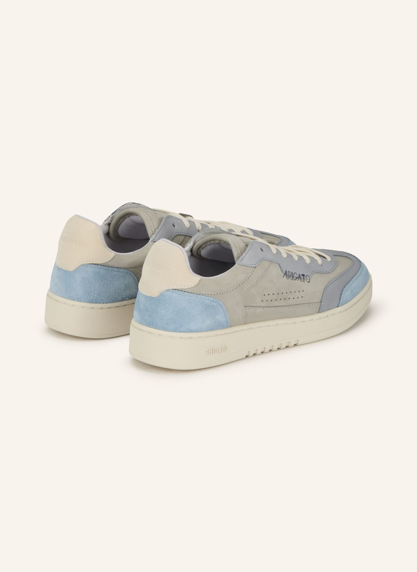 AXEL ARIGATO Sneaker DICE T-TOE: HELLGRAU / HELLBLAU